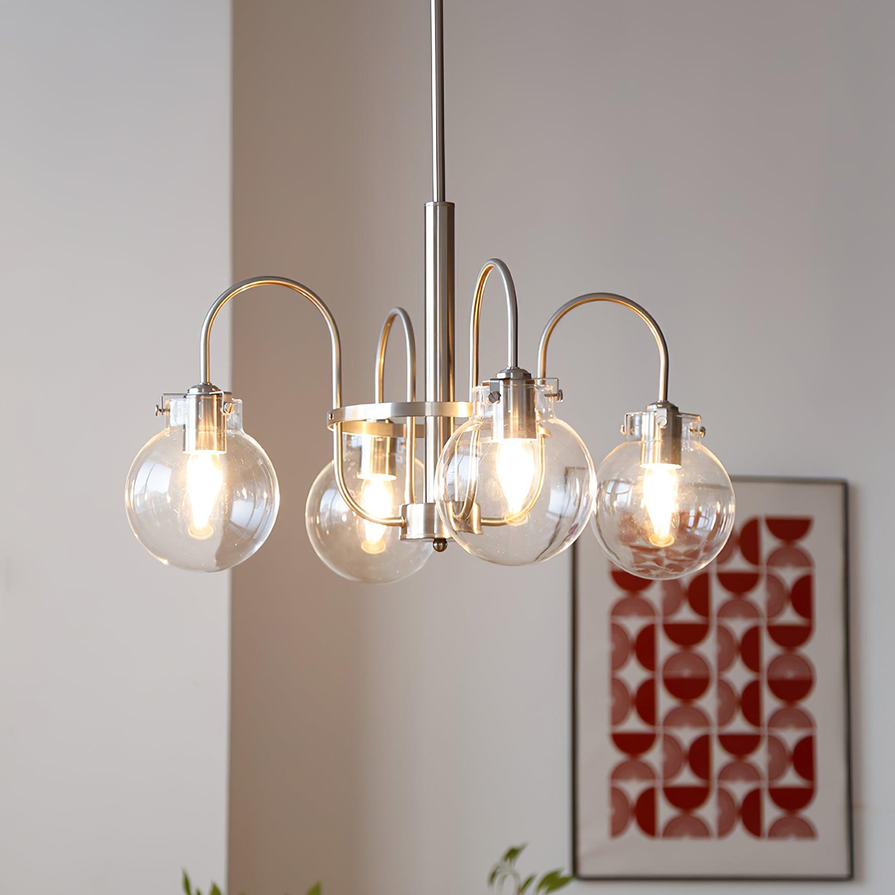 Verinyra Premium Nordisch Kunst Glas Kronleuchter-Letslighting