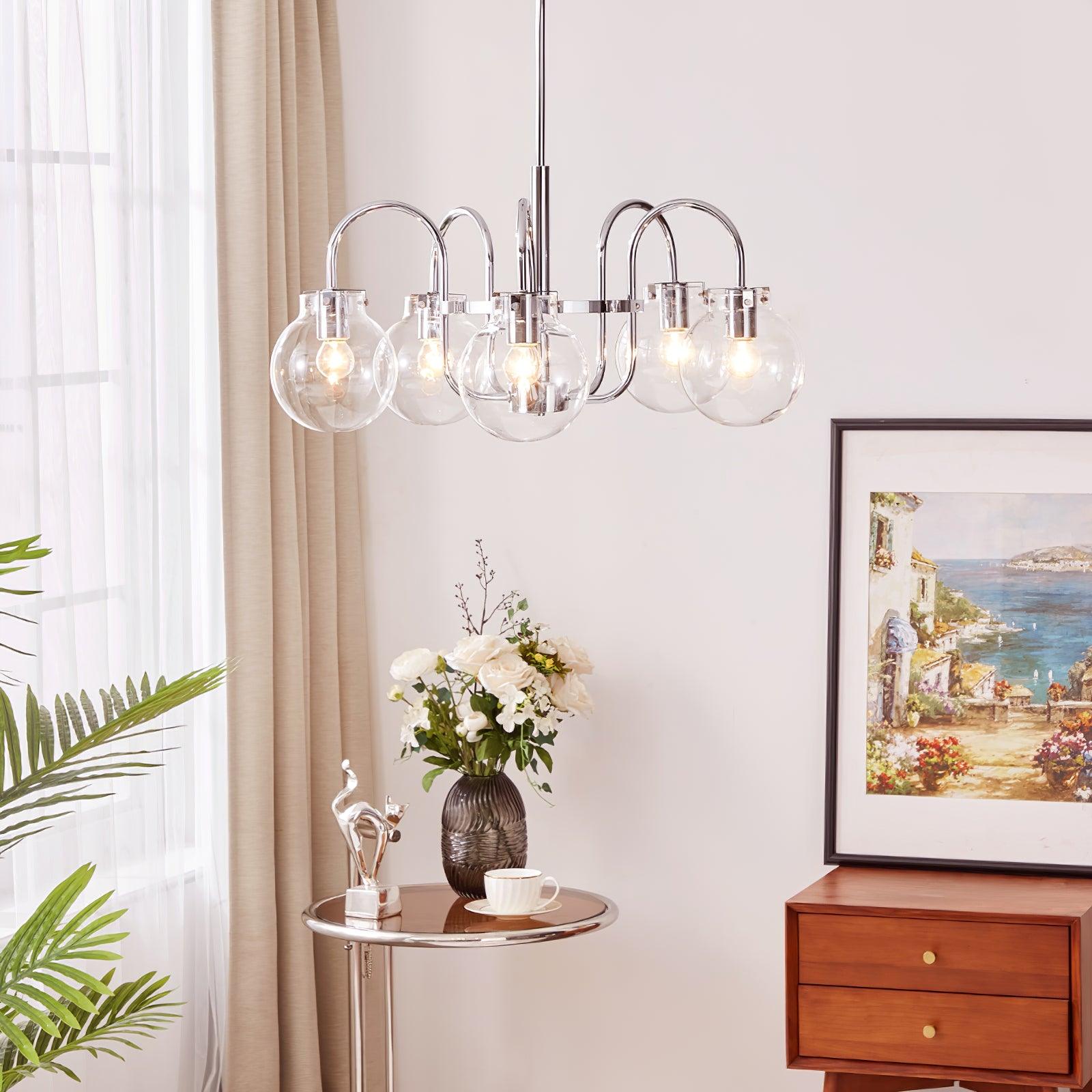 Verinyra Premium Nordisch Kunst Glas Kronleuchter-Letslighting