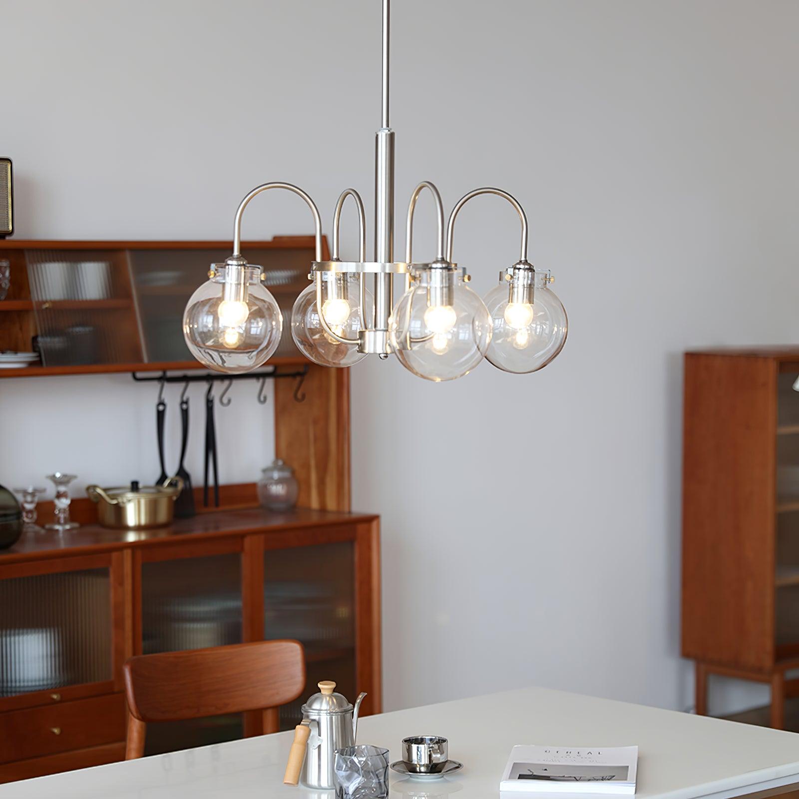 Verinyra Premium Nordisch Kunst Glas Kronleuchter-Letslighting