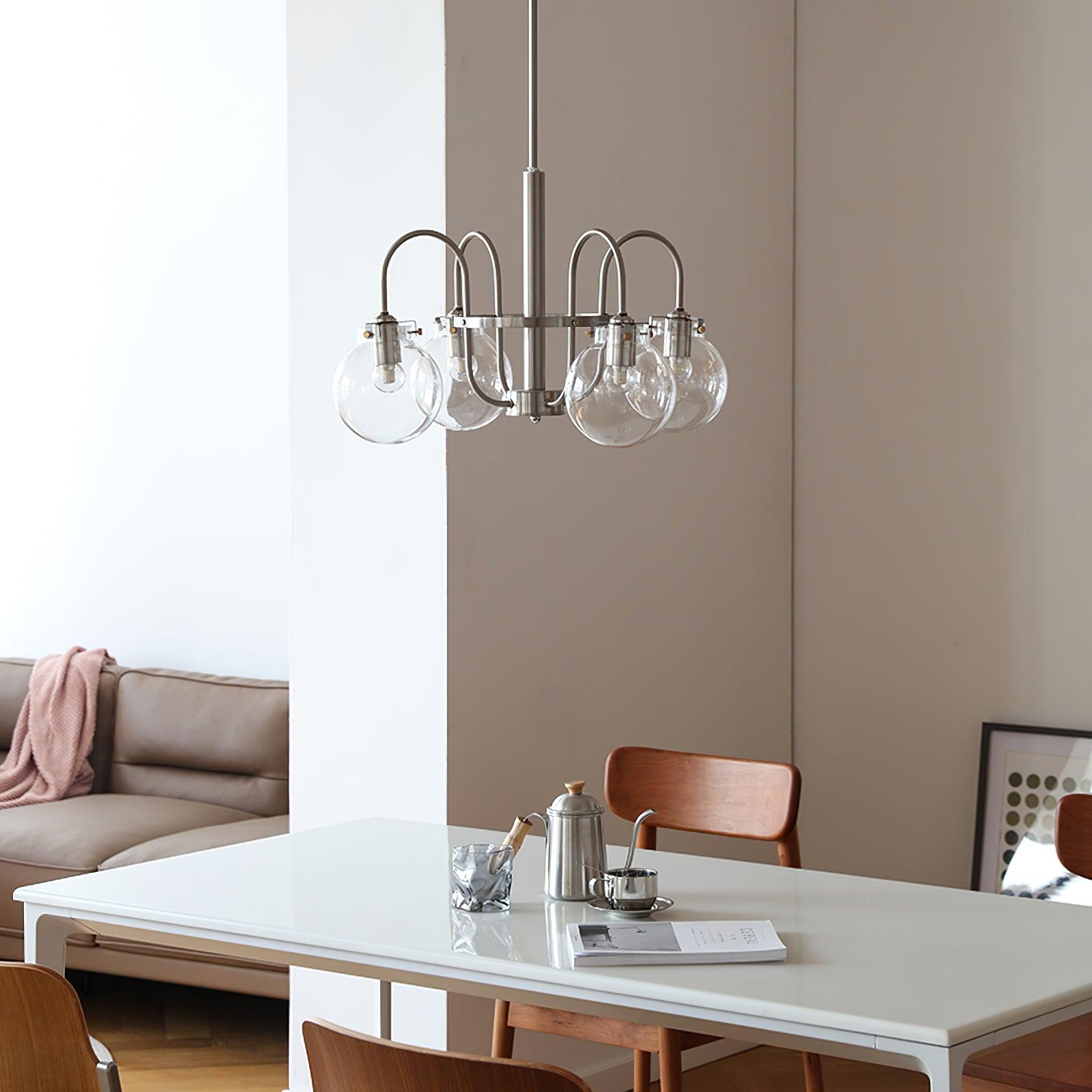 Verinyra Premium Nordisch Kunst Glas Kronleuchter-Letslighting