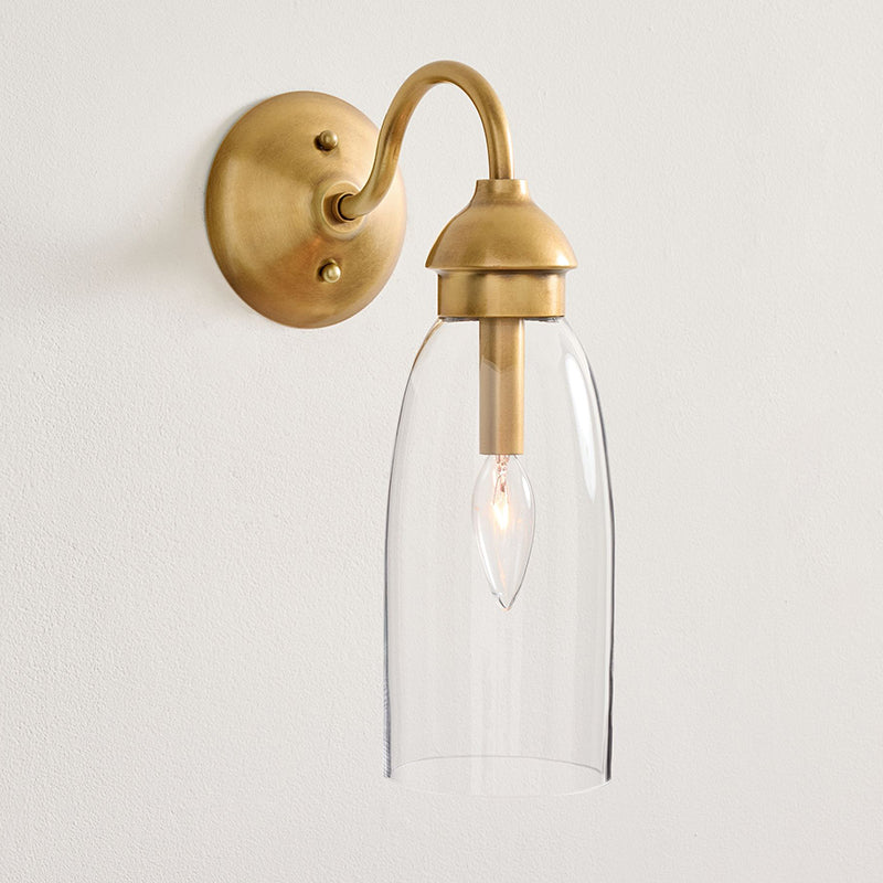 Nydoreth Kupferglas-Wandleuchte-Letslighting
