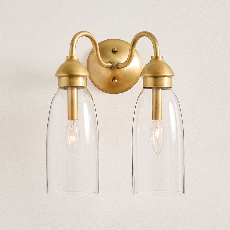 Nydoreth Kupferglas-Wandleuchte-Letslighting
