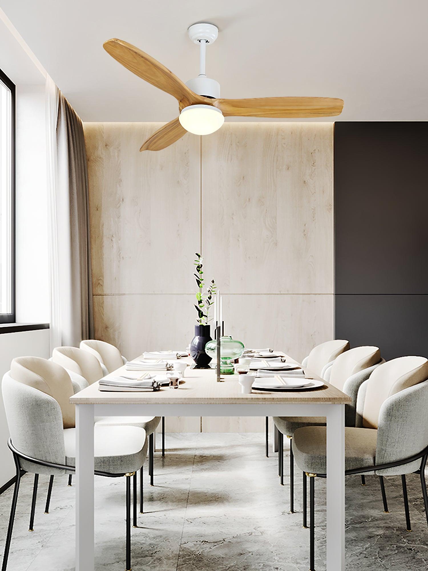 Harborough 3 Ceiling Fan Light - Blowlighting