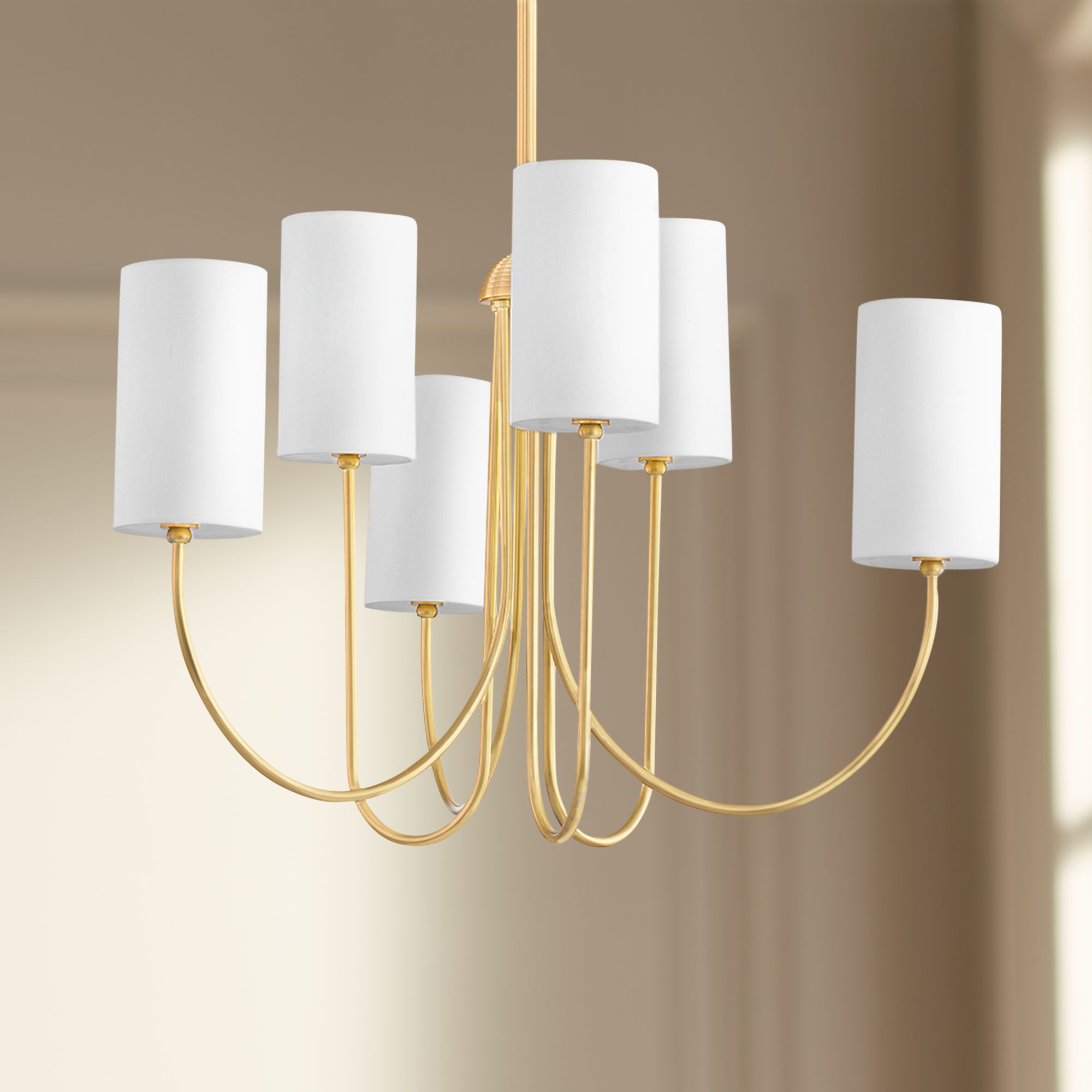 Asolira Vintage Industrieller Schwarzer Stoff-Kronleuchter-Letslighting