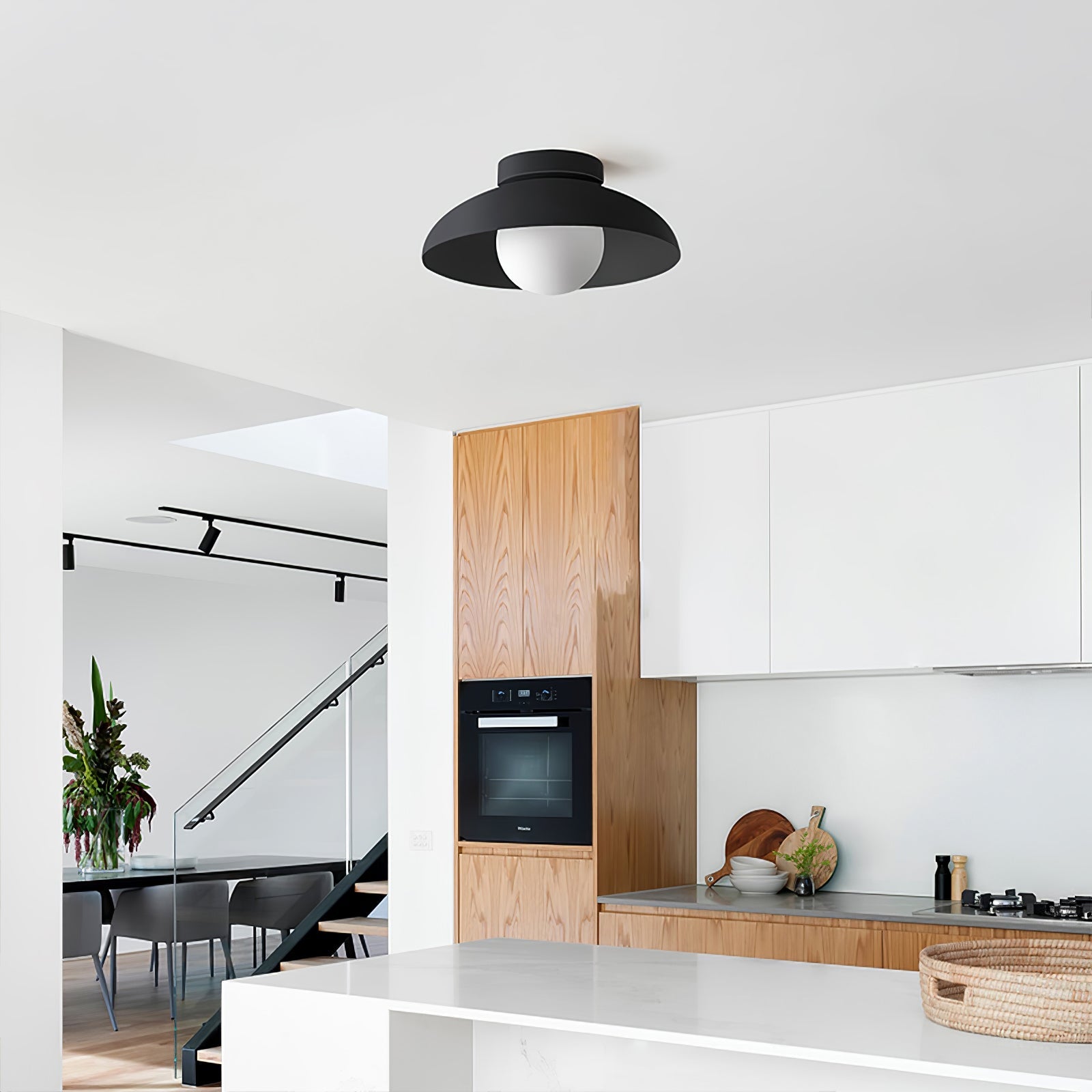 Sysilan Nordische Kuppel-Glas-Deckenleuchte-Letslighting