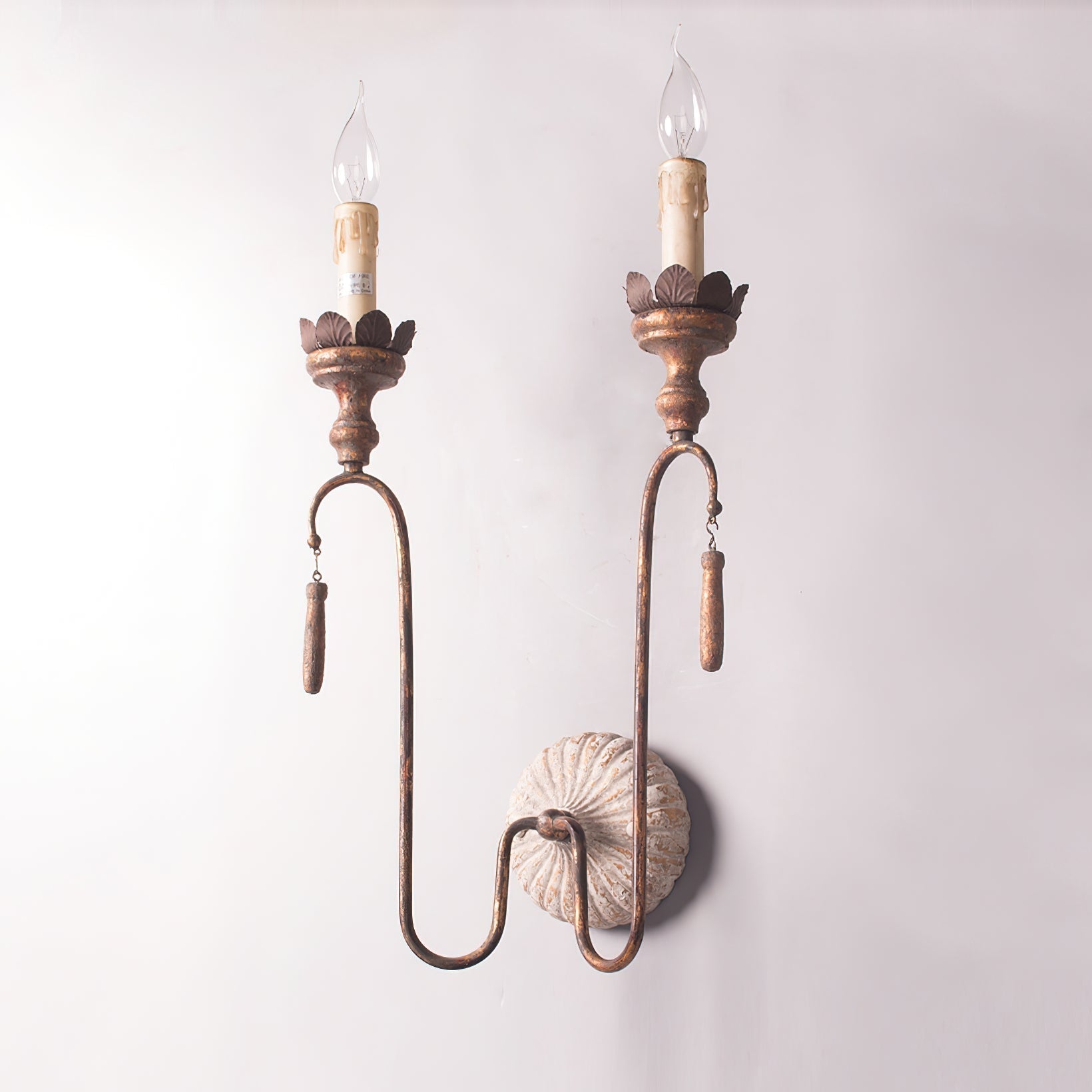 Avelaris Wandleuchte Holz Vintage Industrial-Letslighting