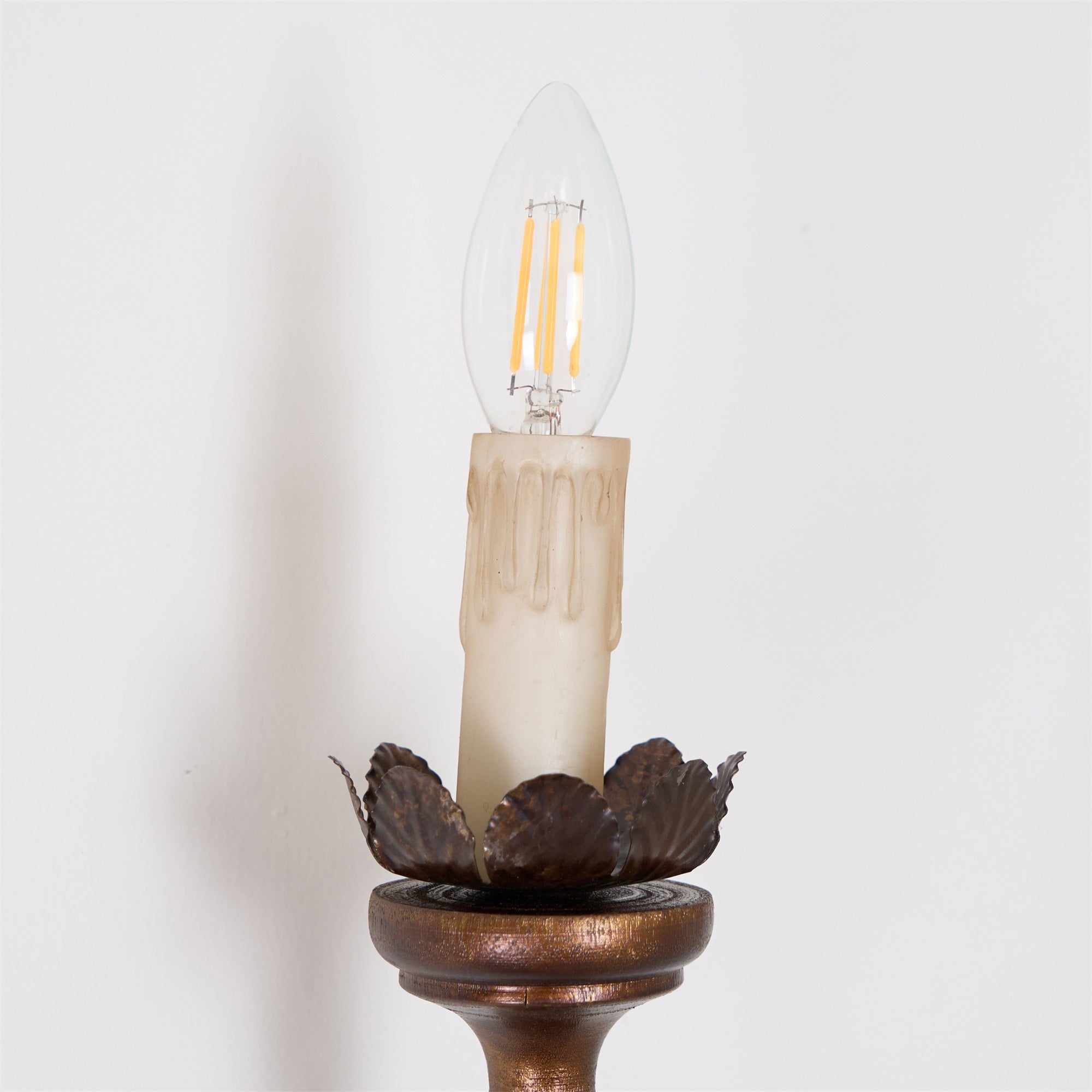 Catalos Vintage Industrie Holz Wandleuchte-Letslighting