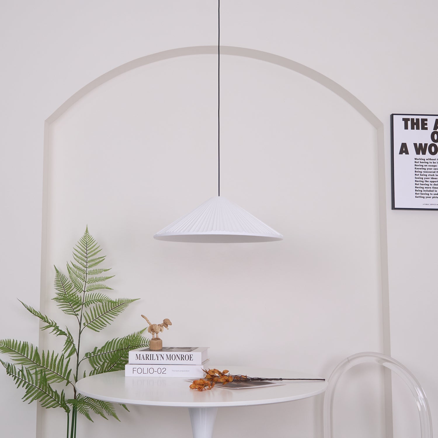 Cone Hut Harz Pendelleuchte Lampe-Letslighting