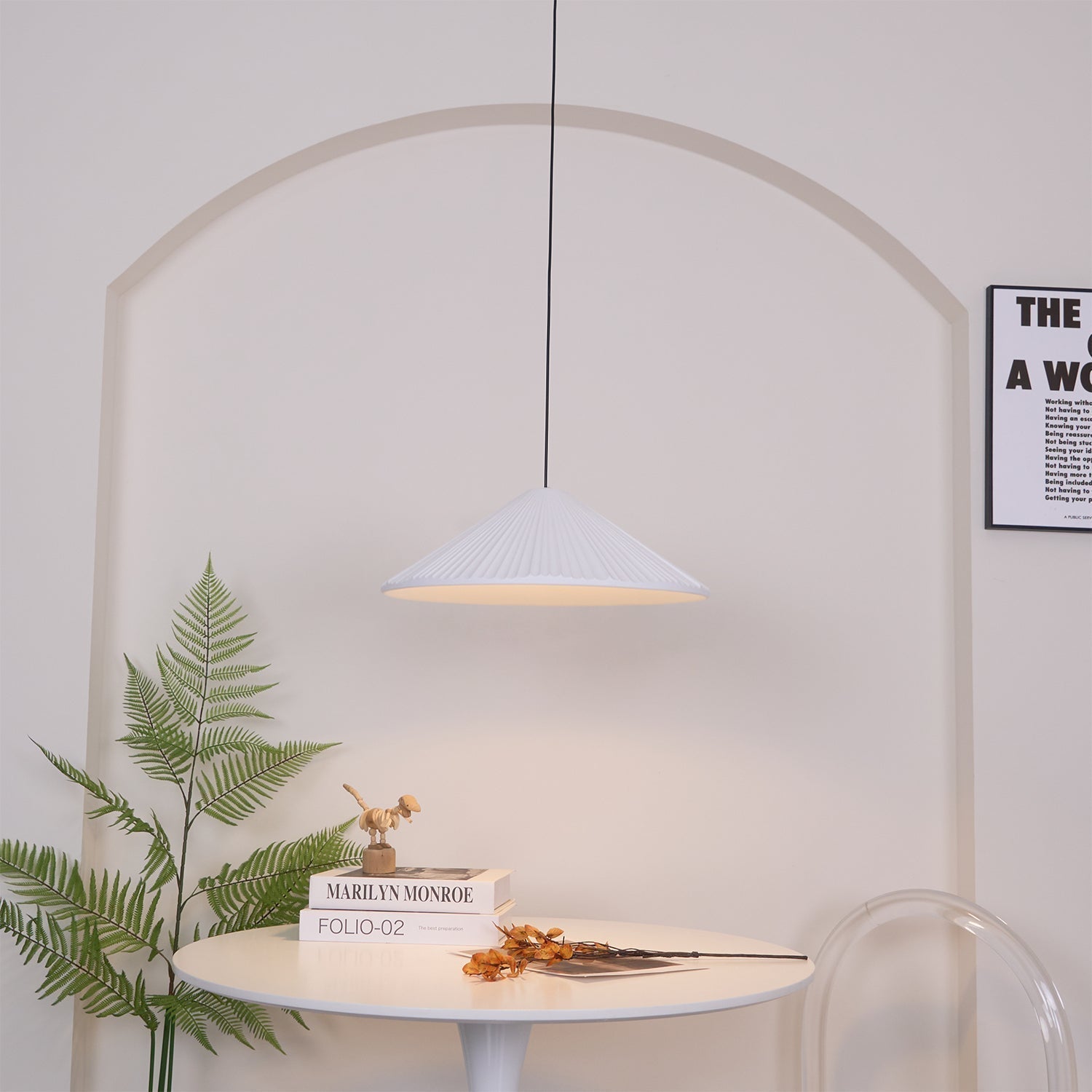 Cone Hut Harz Pendelleuchte Lampe-Letslighting