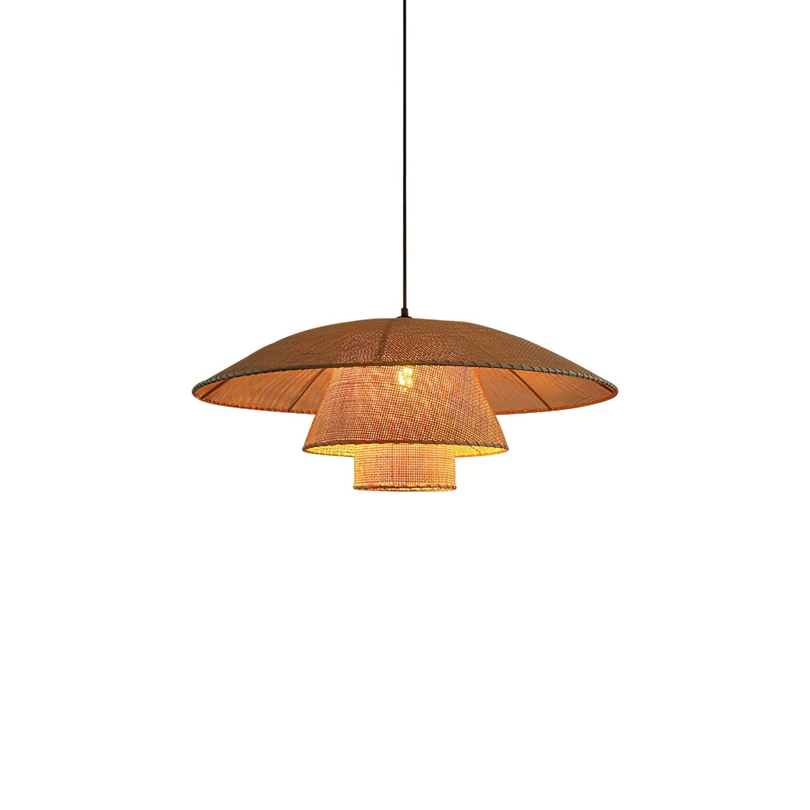 Orvellace Rattan Vintage Pendelleuchte-Letslighting