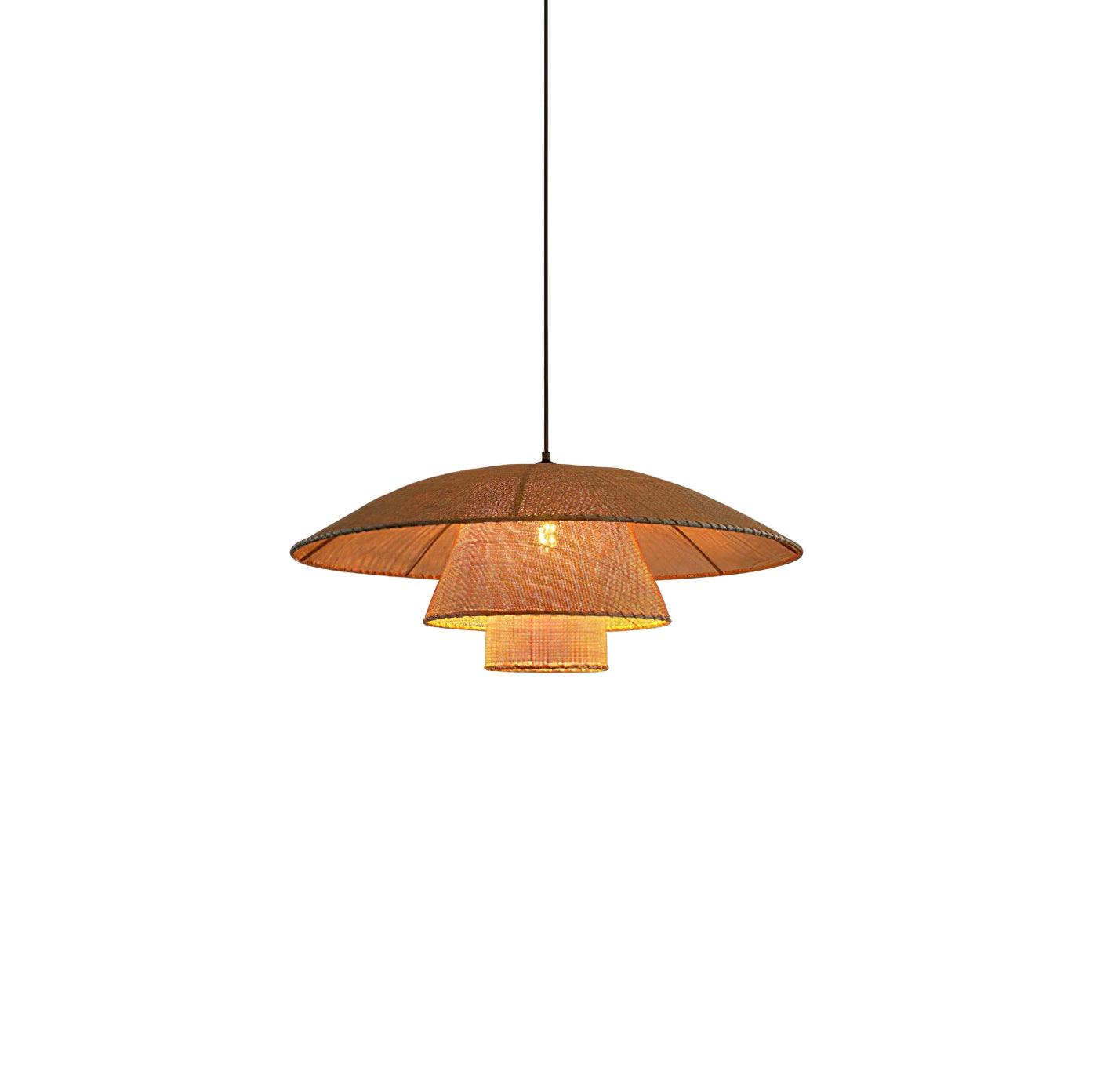 Orvellace Rattan Vintage Pendelleuchte-Letslighting