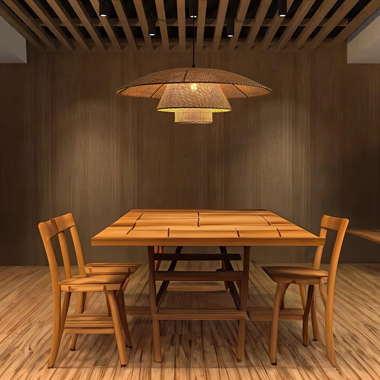 Orvellace Rattan Vintage Pendelleuchte-Letslighting