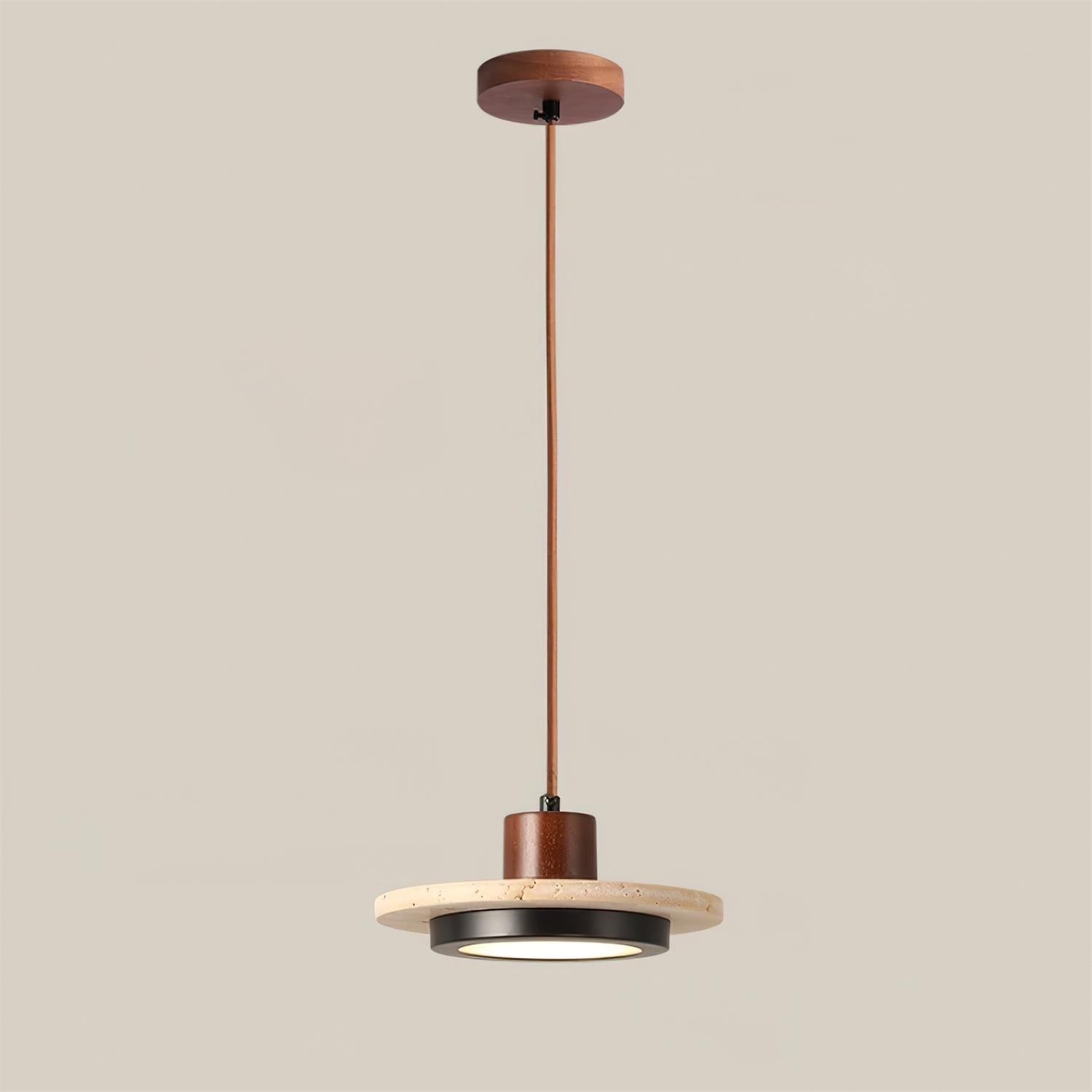 Solaro Travertine LED Pendant Light - Letslighting
