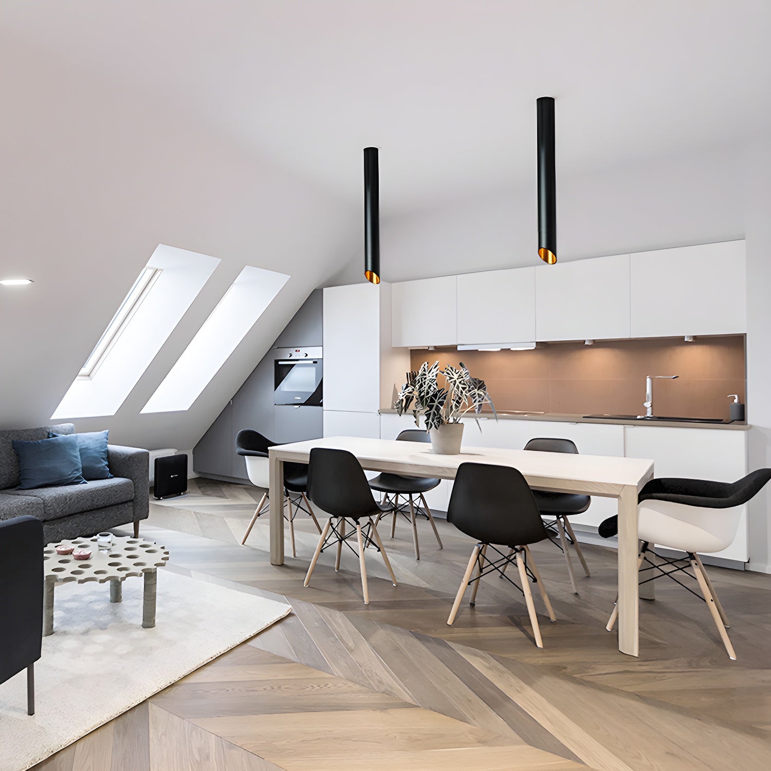 Lyvyneth Modernes minimalistisches Röhren-Oberflächen-Downlight-Letslighting