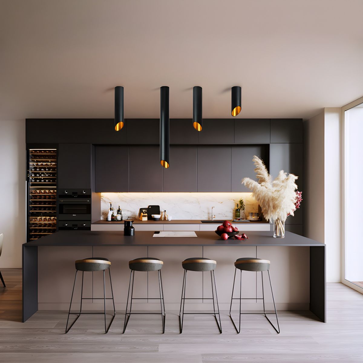 Lyvyneth Modernes minimalistisches Röhren-Oberflächen-Downlight-Letslighting