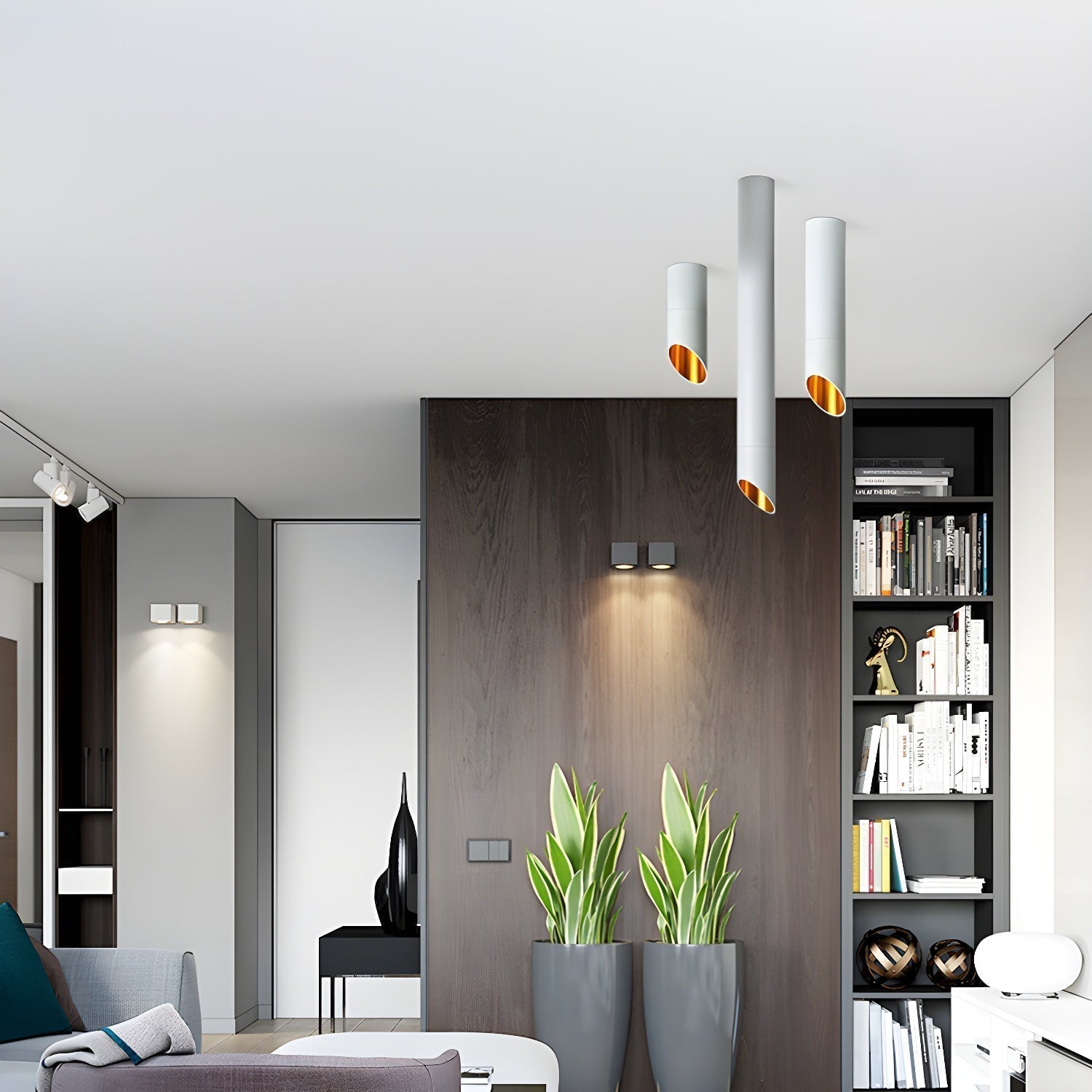 Lyvyneth Modernes minimalistisches Röhren-Oberflächen-Downlight-Letslighting