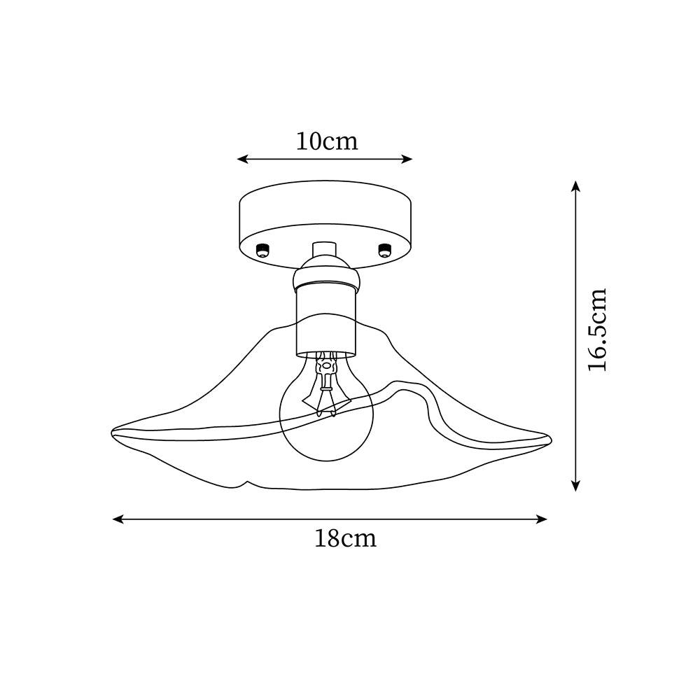 Karter Moderne Deckenleuchte aus Glas-Letslighting