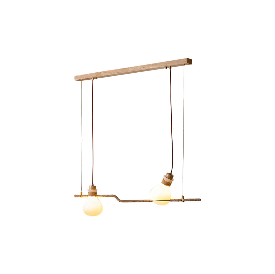 Votheor Einzigartig Seil Glas Pendelleuchte-Letslighting