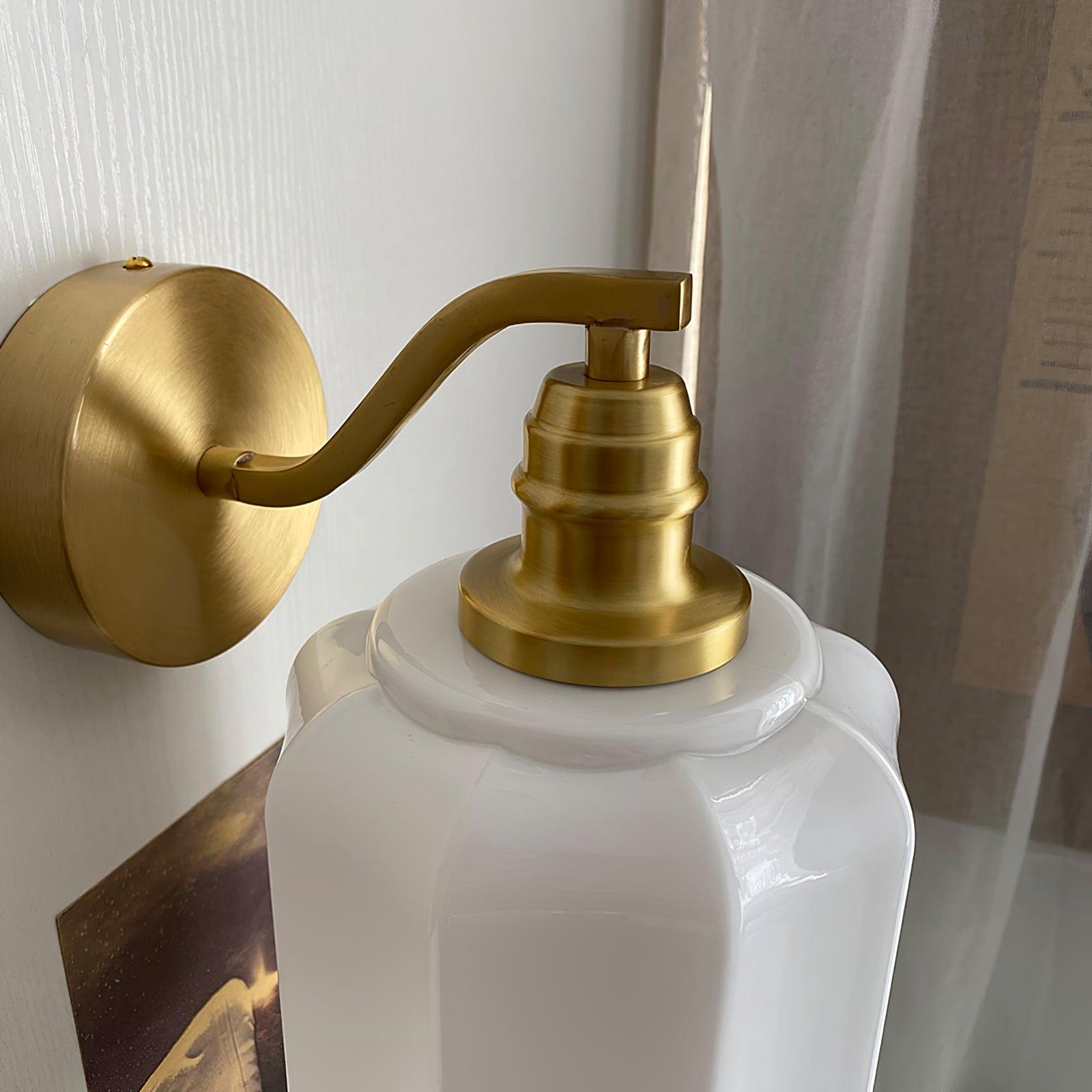 Miano Glas-Wandleuchte