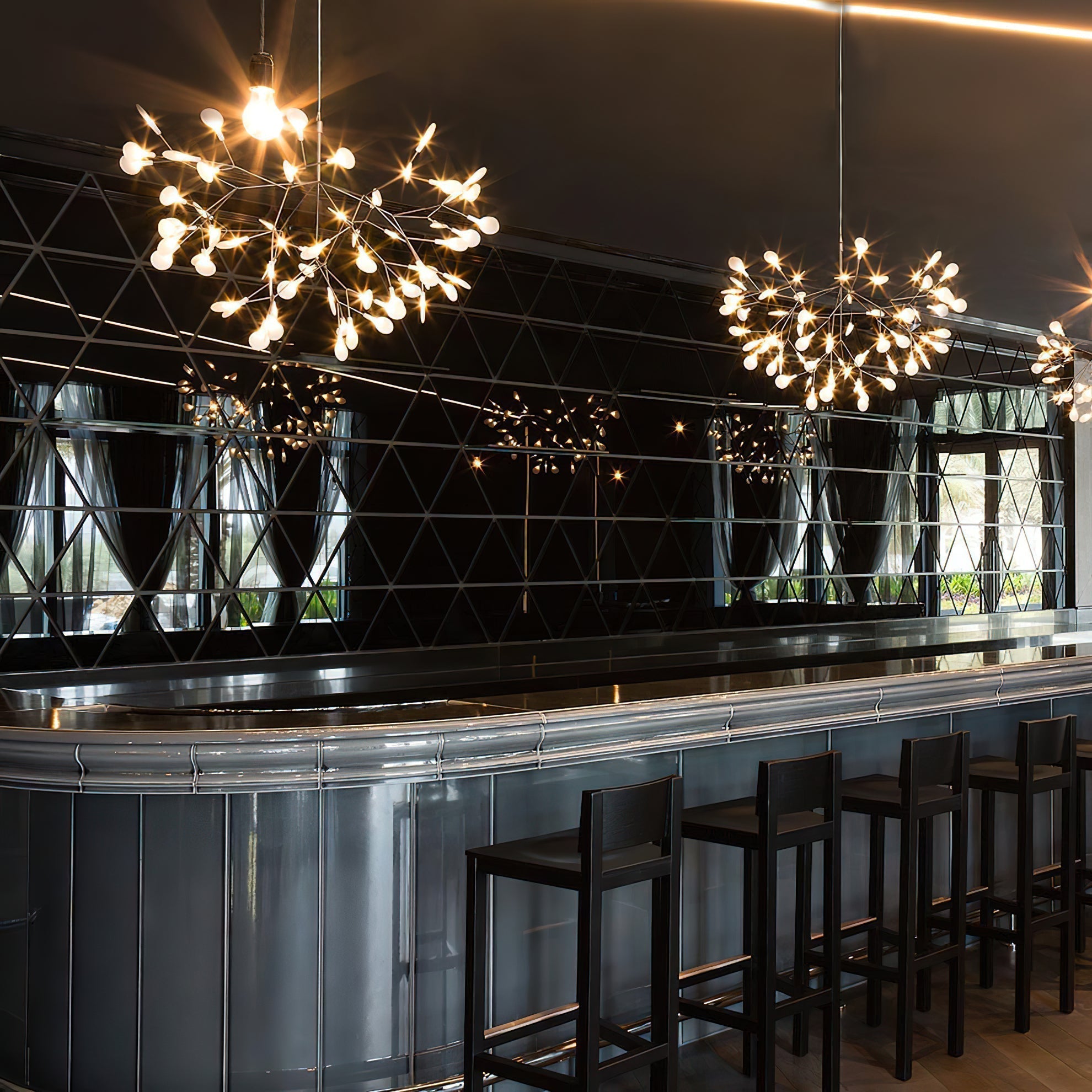 Allirus Postmodern Luxury Metal Acrylic Chandelier - Letslighting