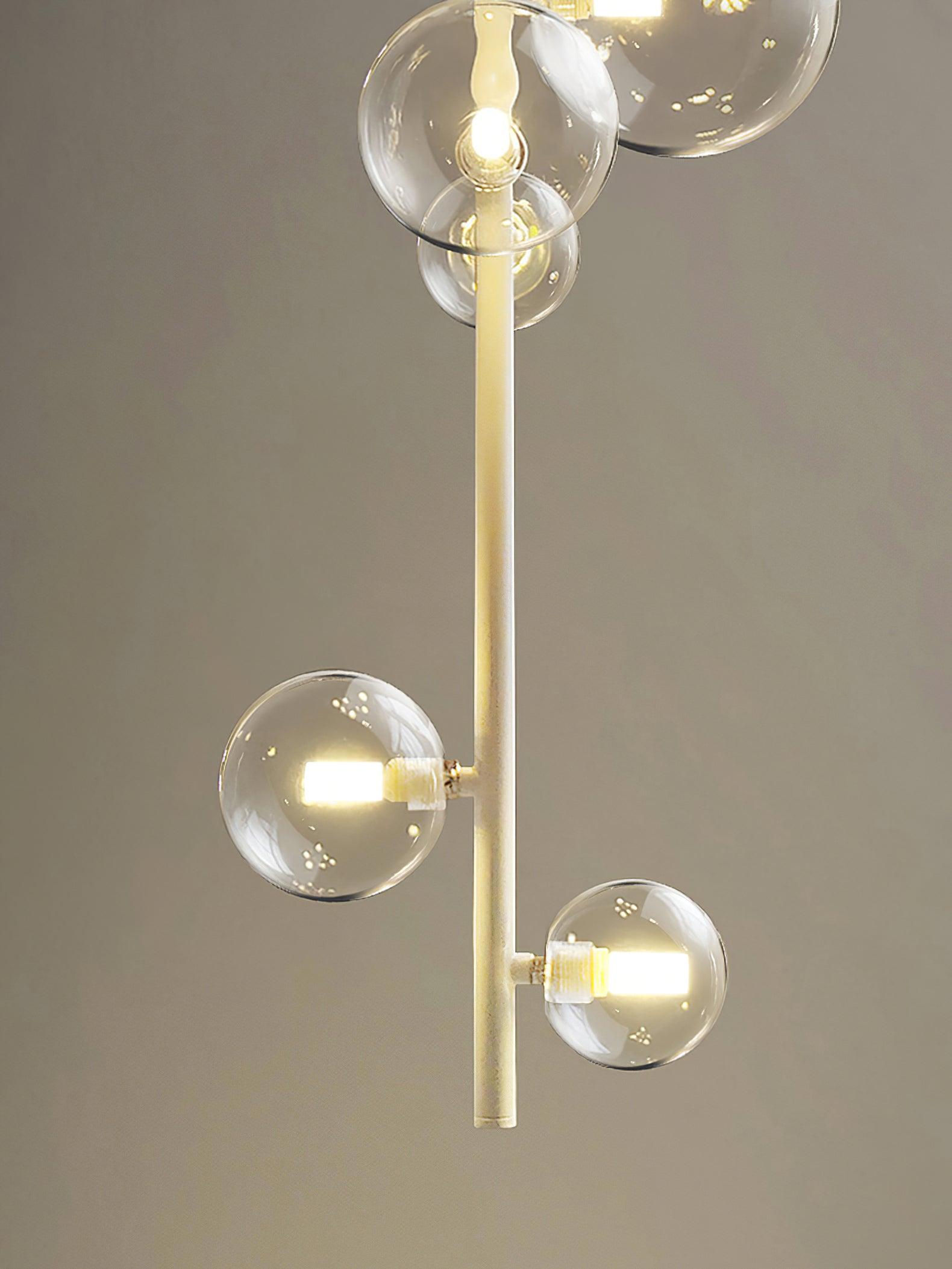 Lustra Pendelleuchte Messing Glas Kaskadierung-Letslighting