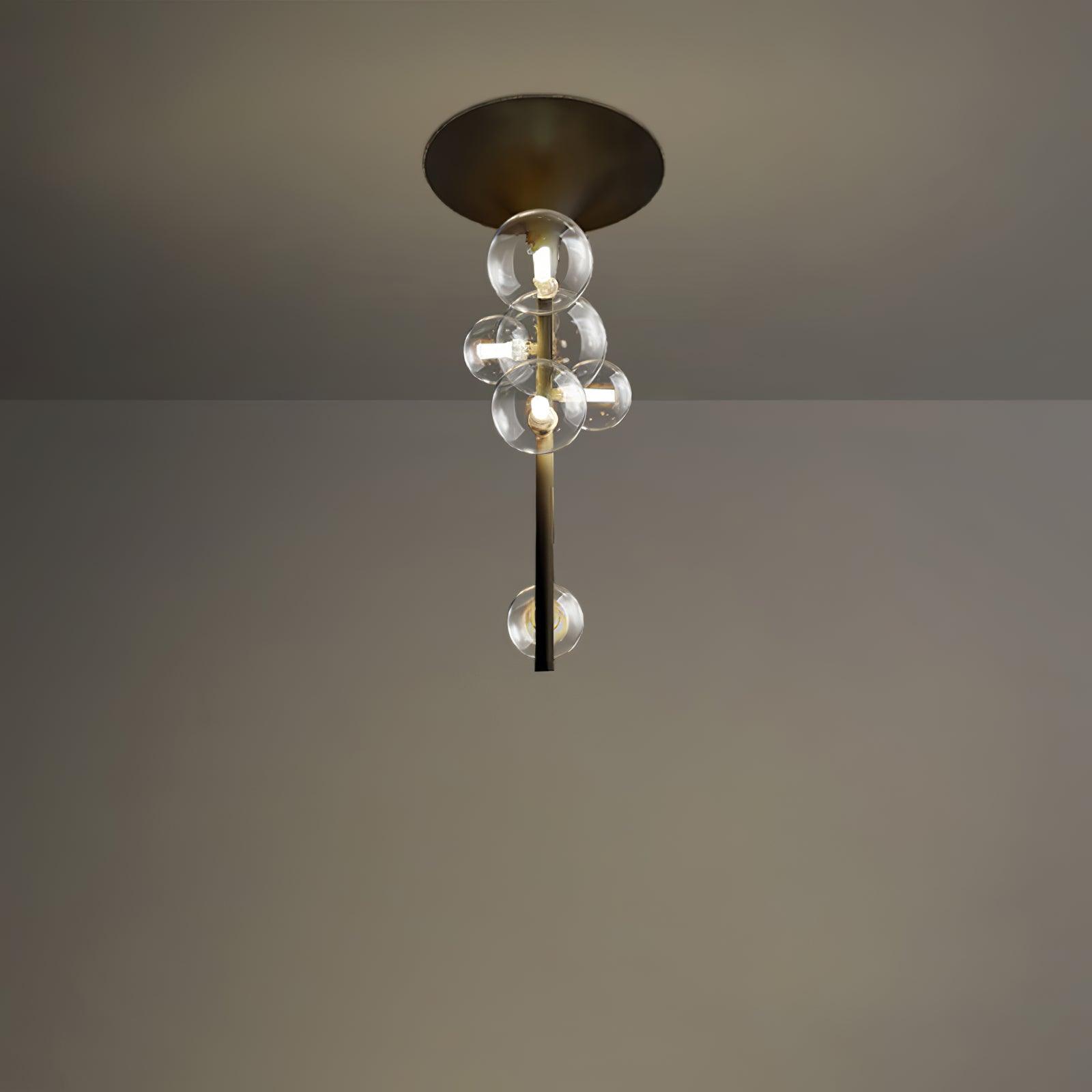 Lustra Pendelleuchte Messing Glas Kaskadierung-Letslighting