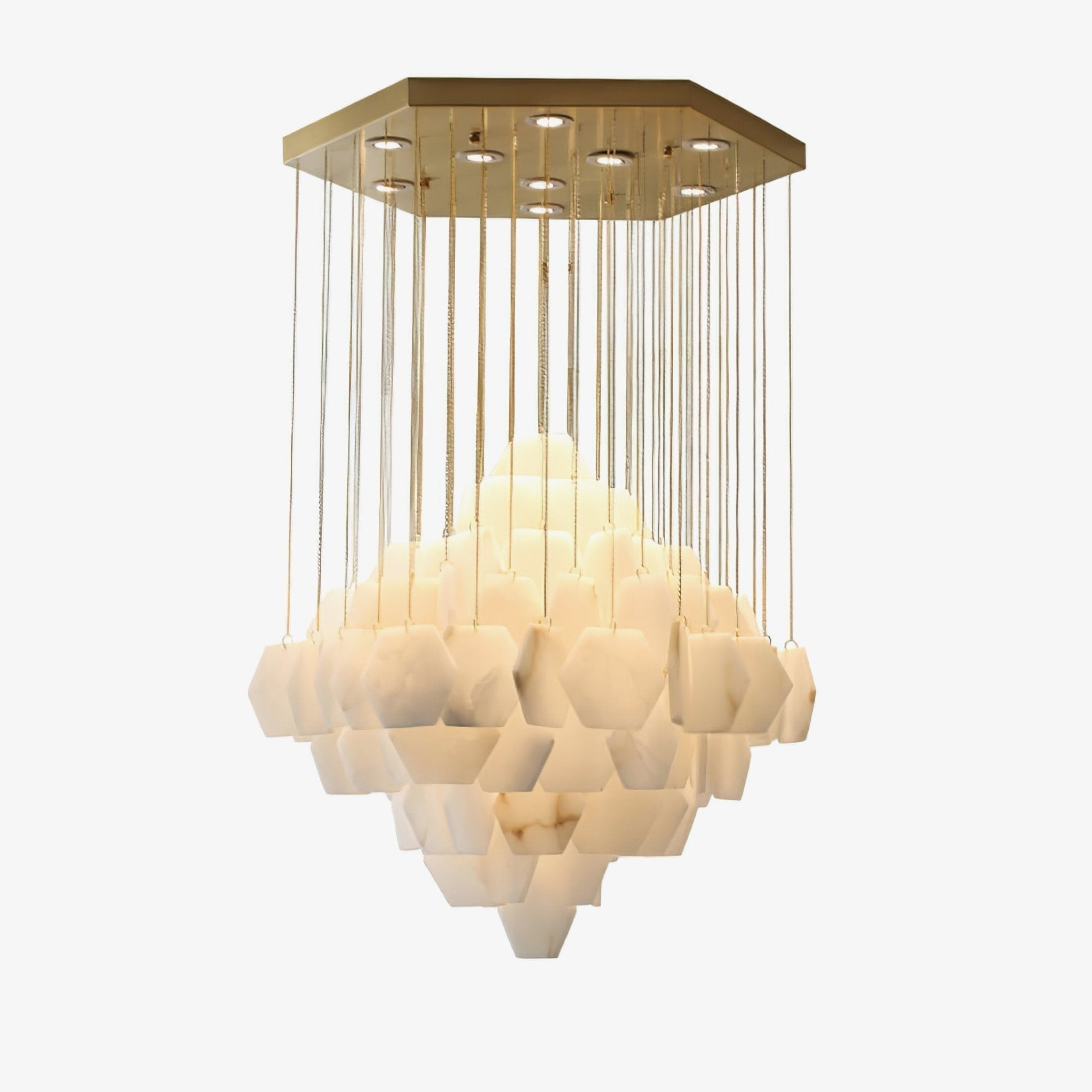 Aurelia Luxury Alabaster Chandelier - Neutralighting