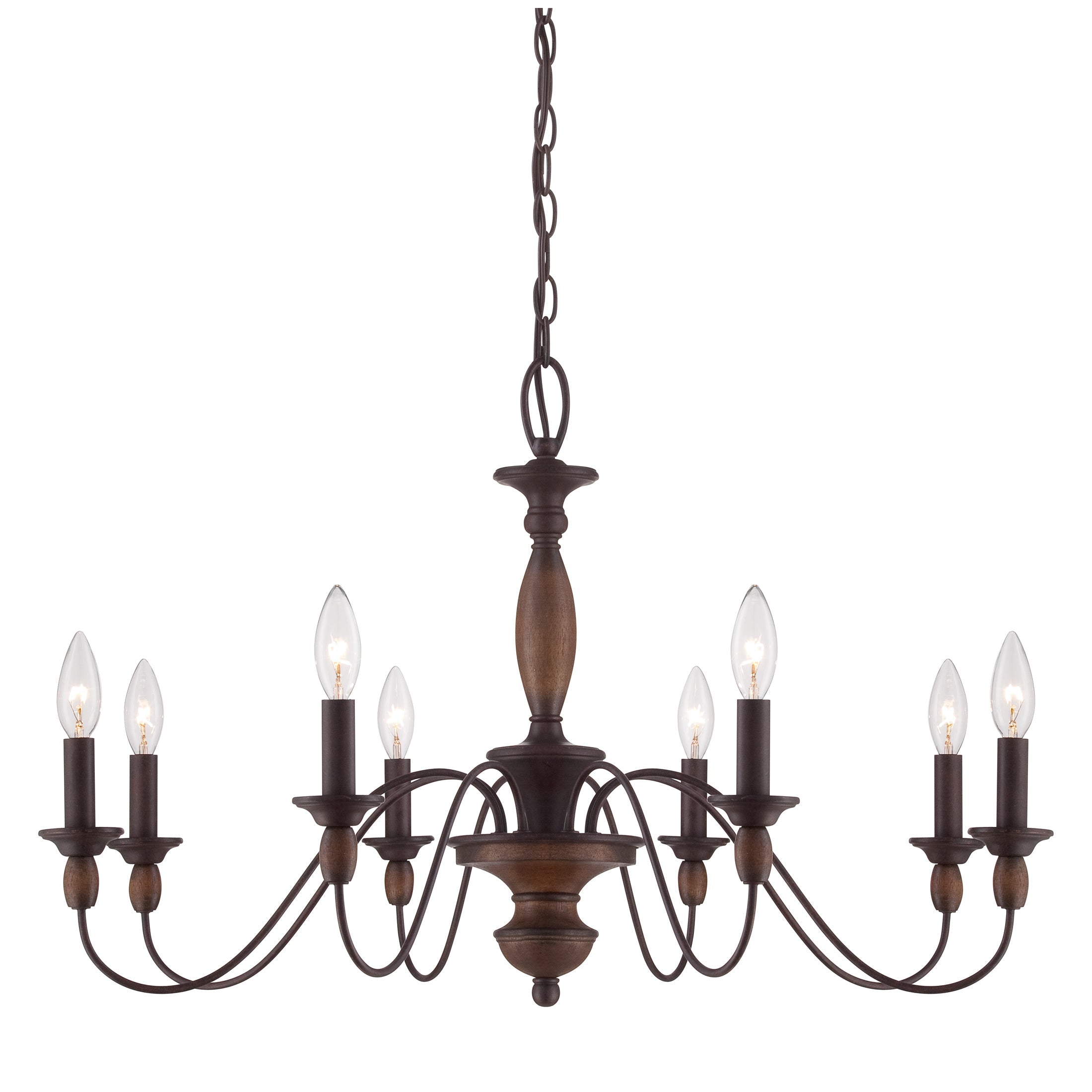 Cutheus Vintage Industrie Holz Kronleuchter-Letslighting