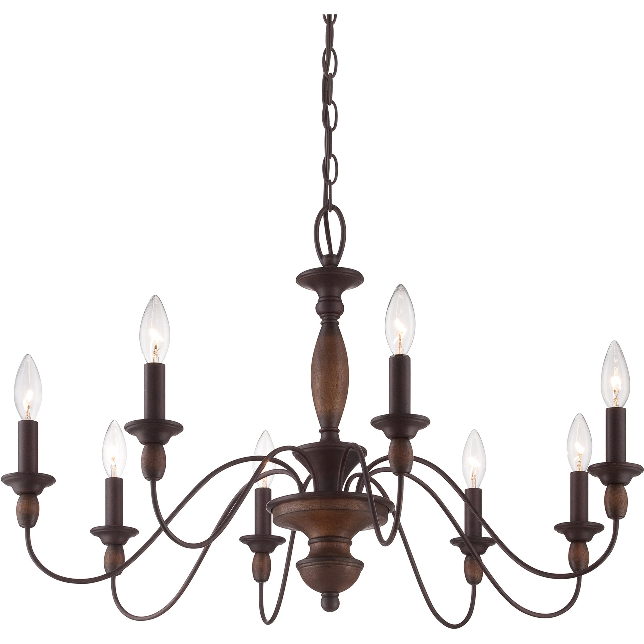 Cutheus Vintage Industrie Holz Kronleuchter-Letslighting