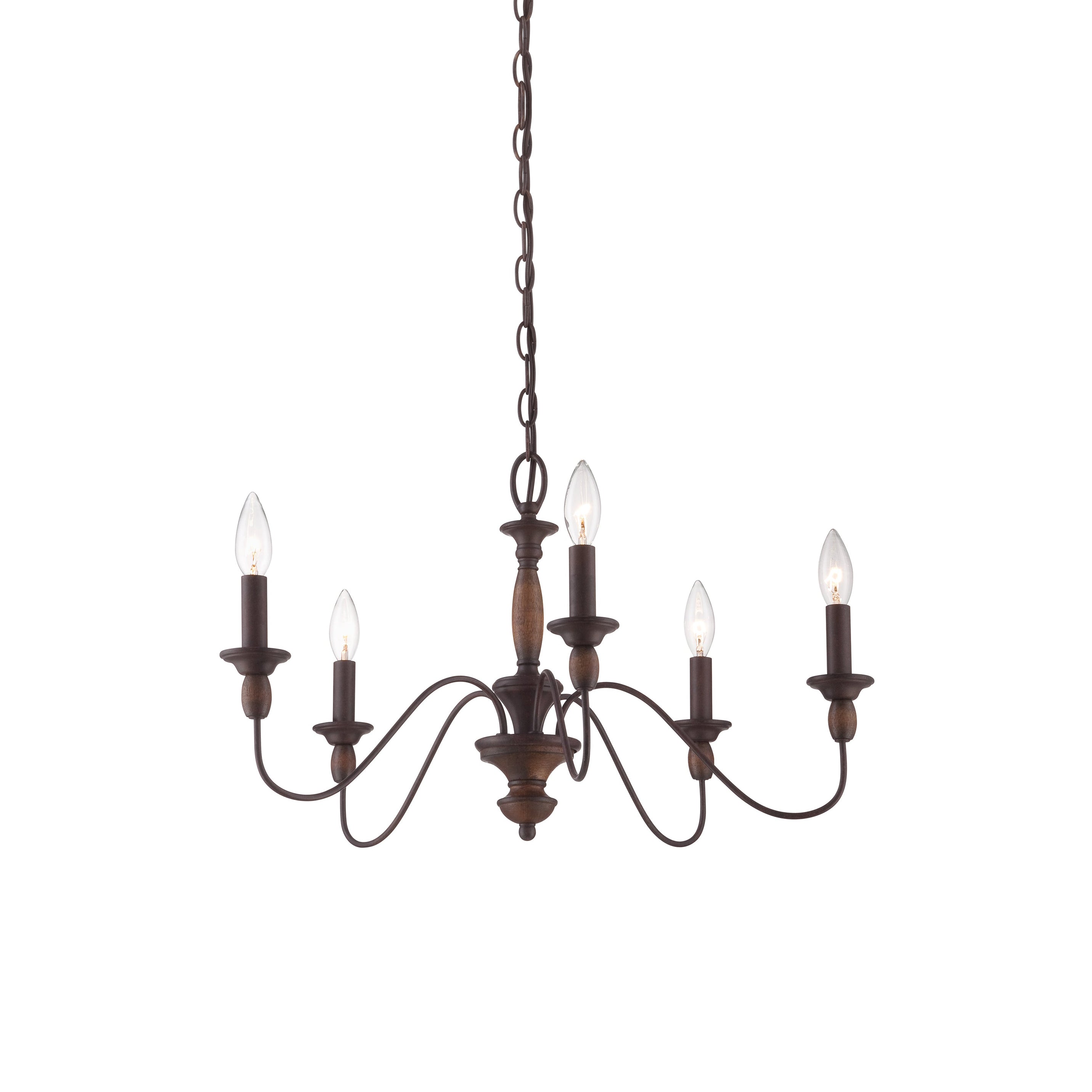 Cutheus Vintage Industrie Holz Kronleuchter-Letslighting