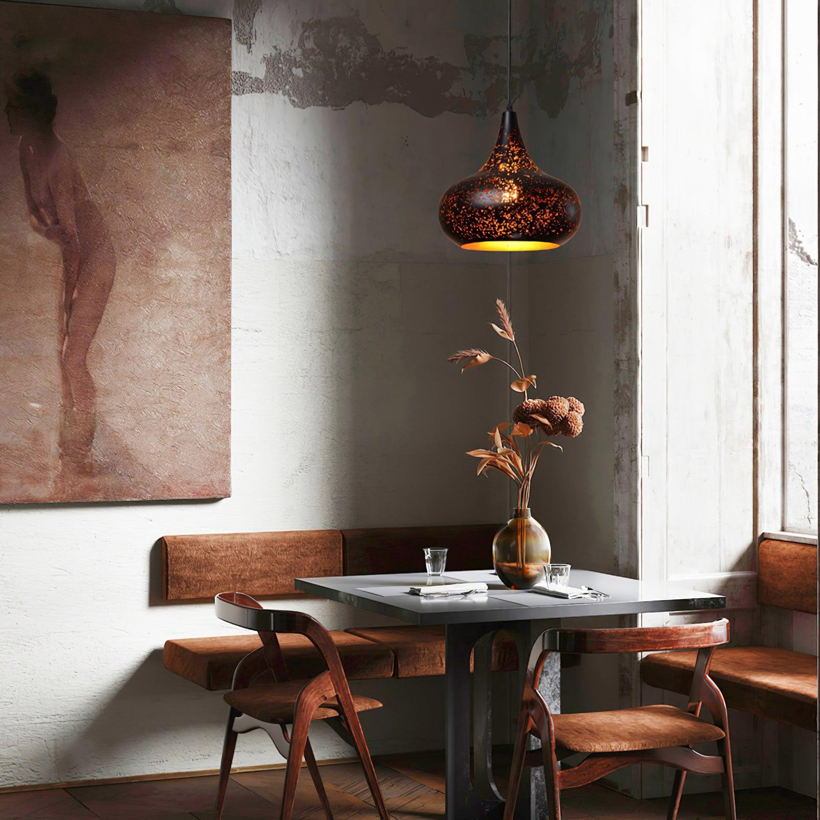 Solara Industrielle Vintage Hohlpendelleuchte-Letslighting
