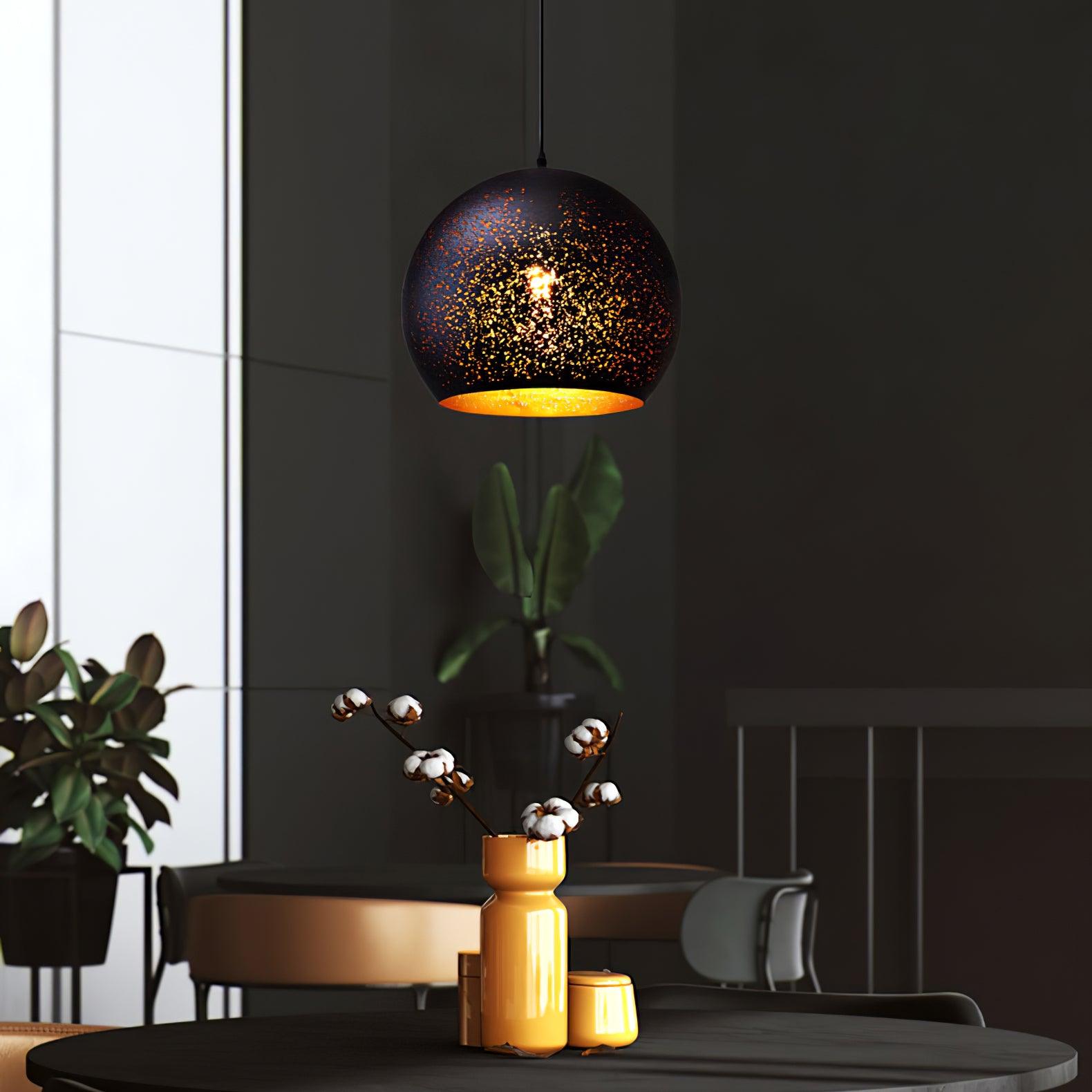 Solara Industrielle Vintage Hohlpendelleuchte-Letslighting