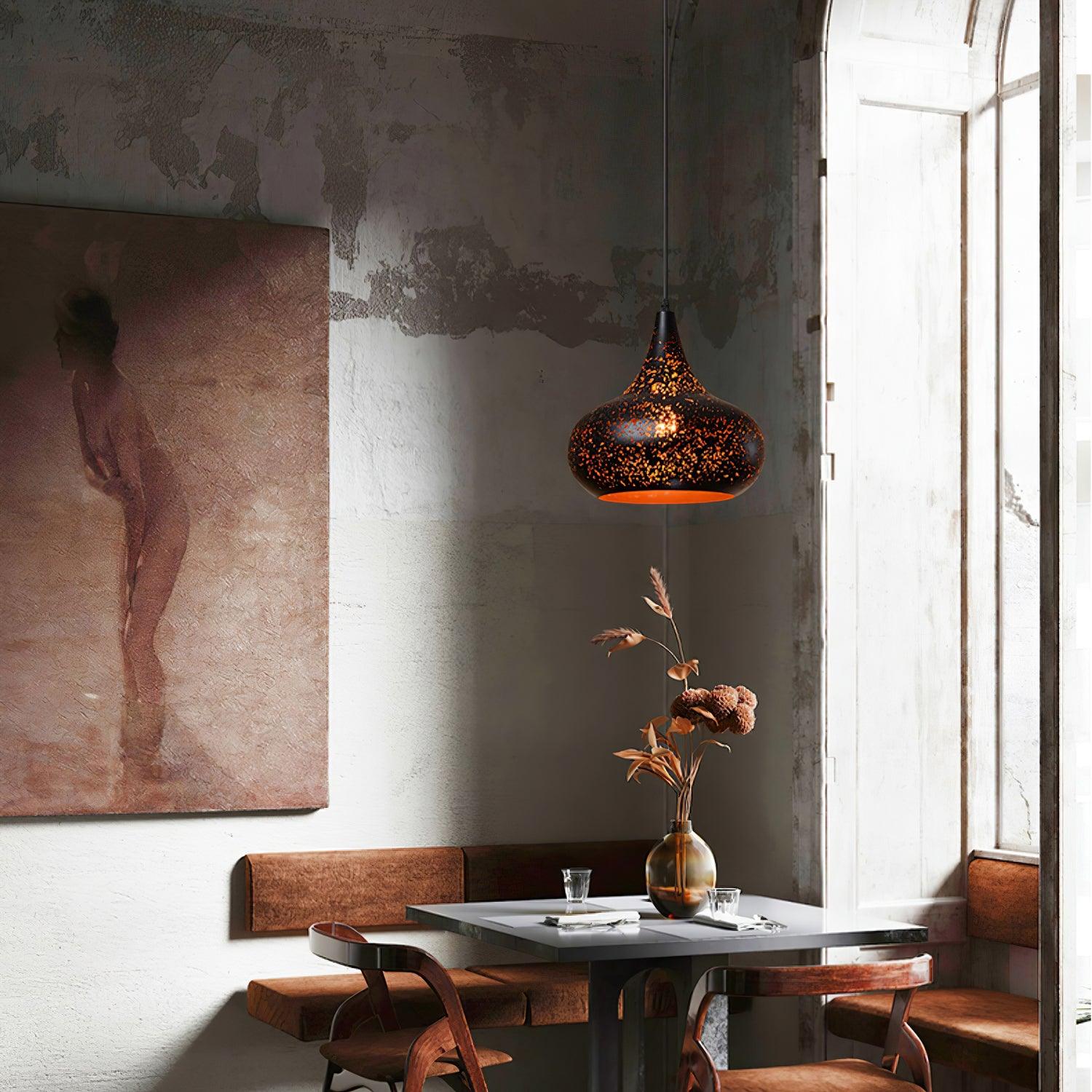 Solara Industrielle Vintage Hohlpendelleuchte-Letslighting