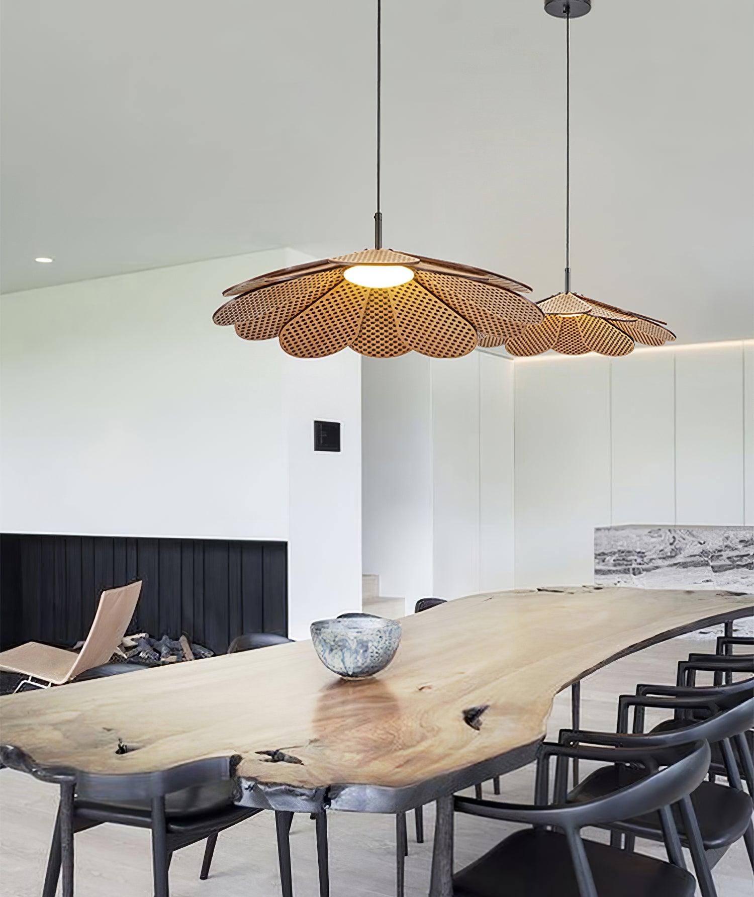 Zevarus Nordic Art Wabi-Sabi Holz Pendelleuchte-Letslighting