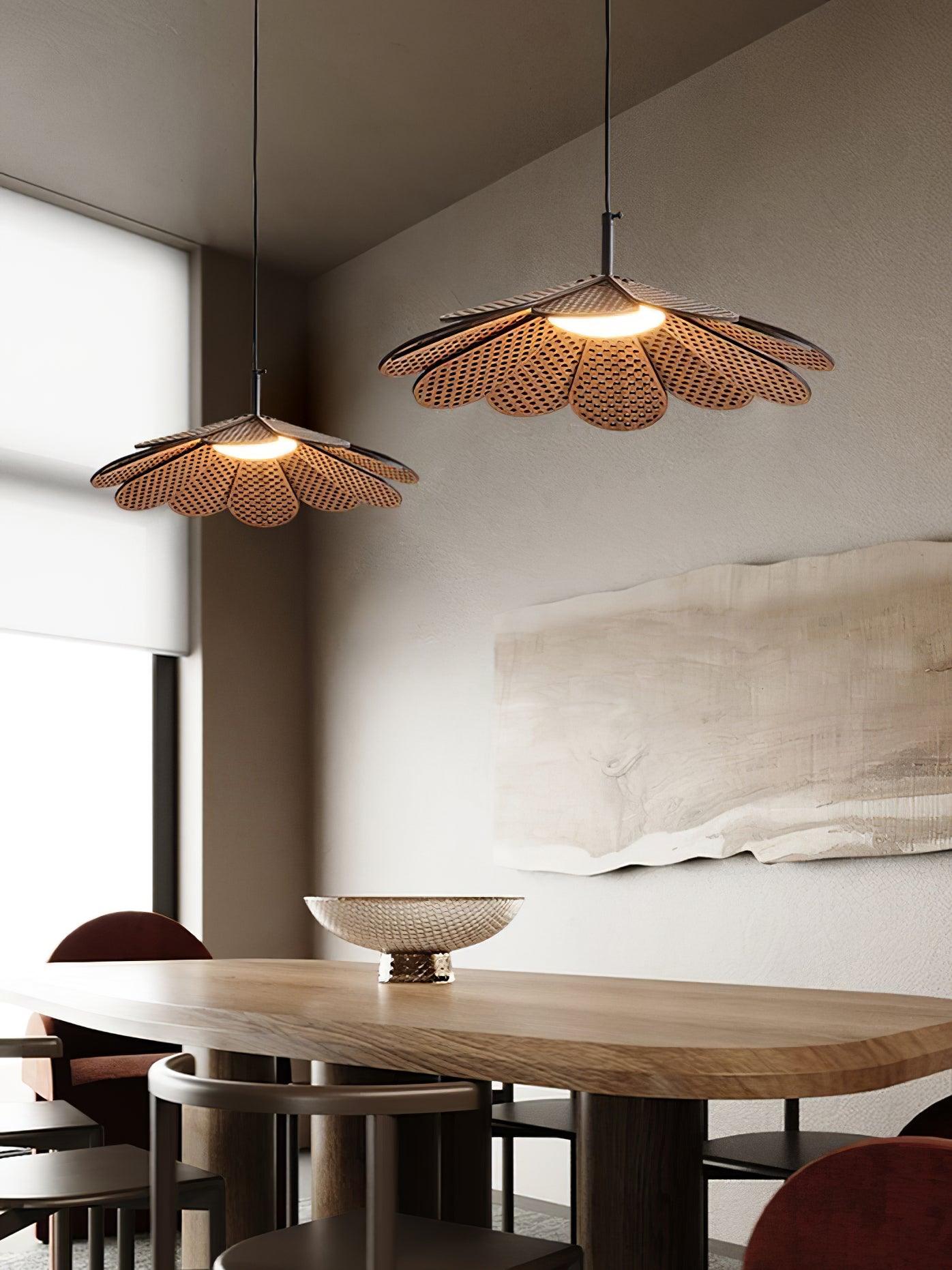 Zevarus Nordic Art Wabi-Sabi Holz Pendelleuchte-Letslighting