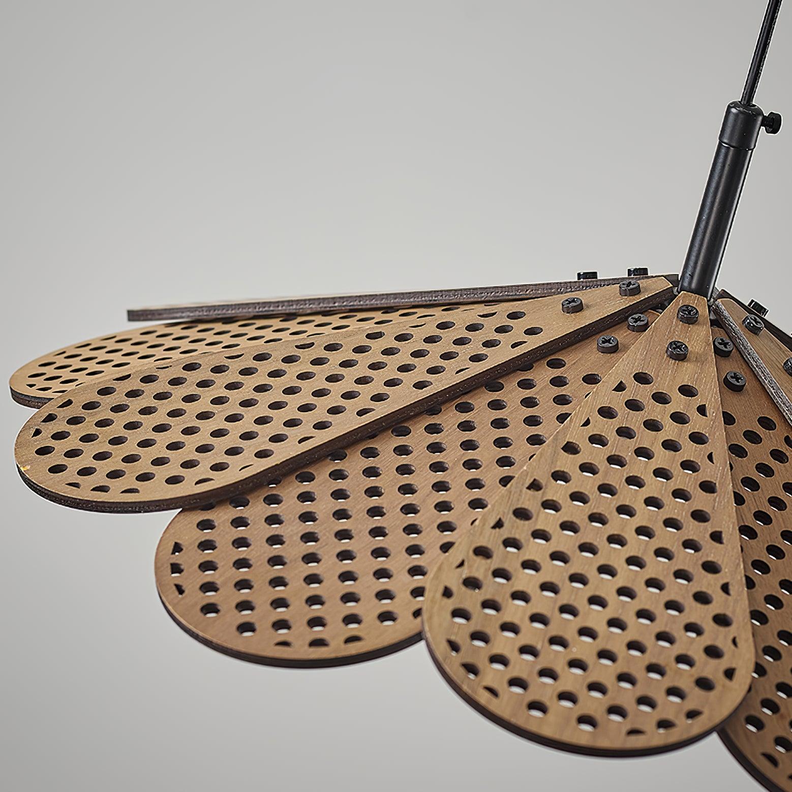 Zevarus Nordic Art Wabi-Sabi Holz Pendelleuchte-Letslighting