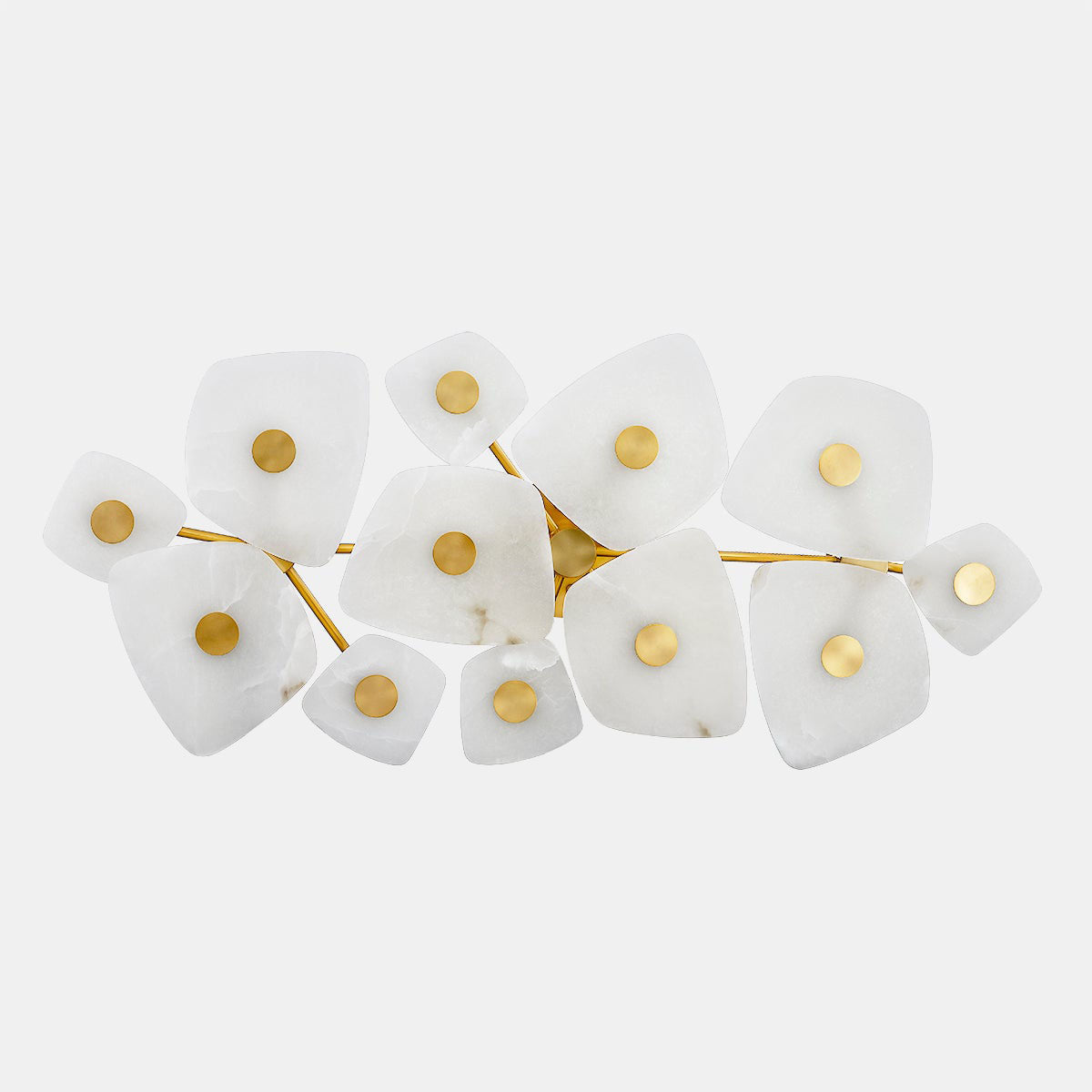 Cothaiel Individual Creativity Metal Alabaster Ceiling Lamp - Letslighting