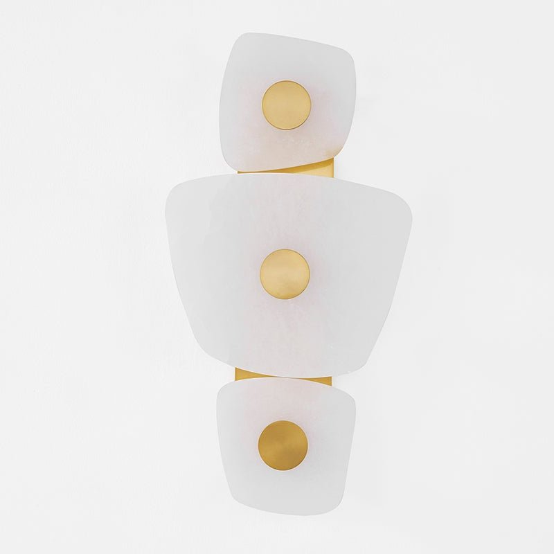 Vavenarae Asymmetric Alabaster Wall Light - Neutralighting