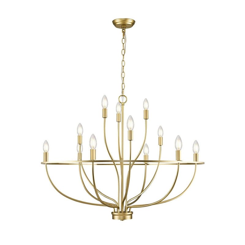 Aurelia Messing-Gold-Kandelaber-Kronleuchter-Letslighting