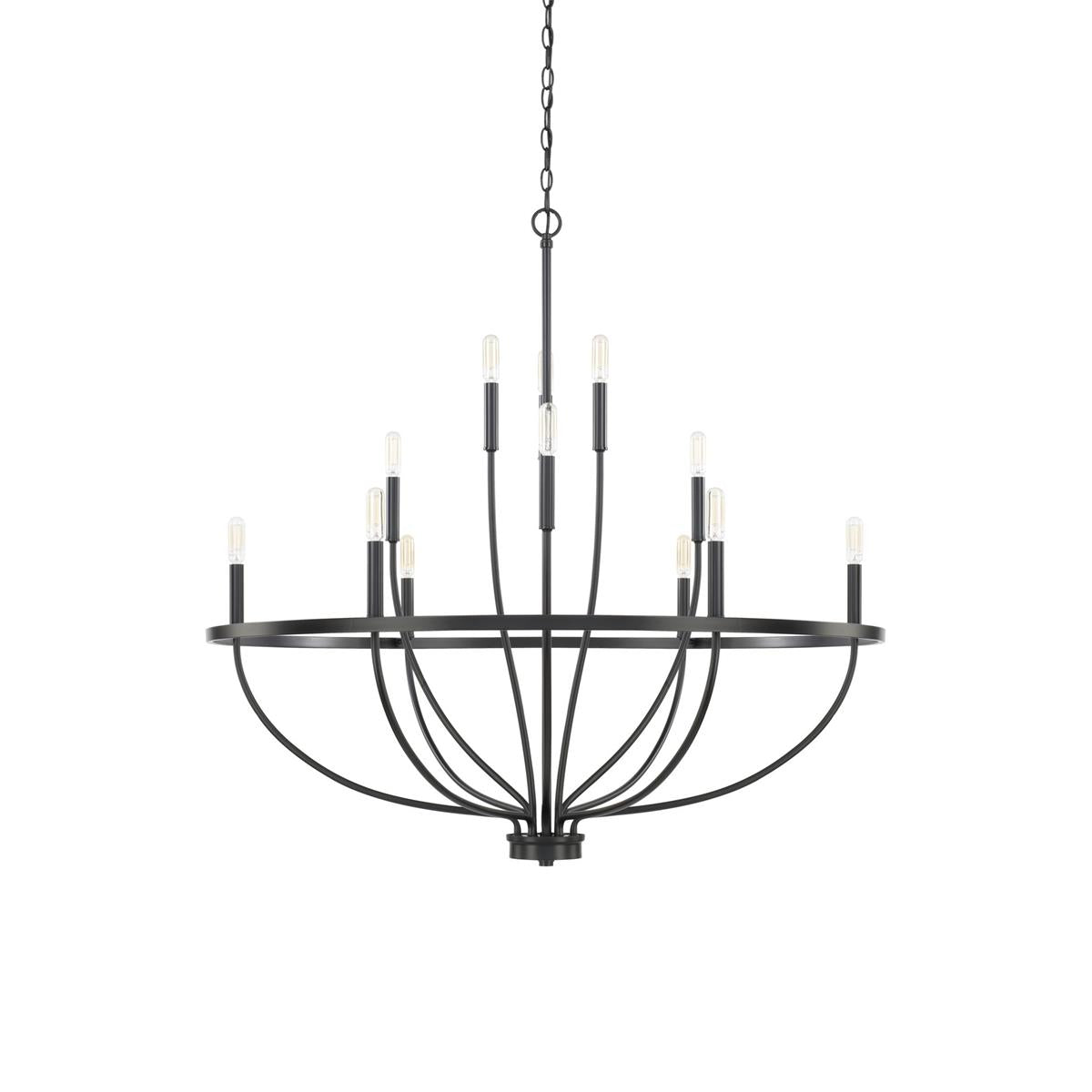 Myphaos Industrieller Vintage Kronleuchter aus Messing-Letslighting