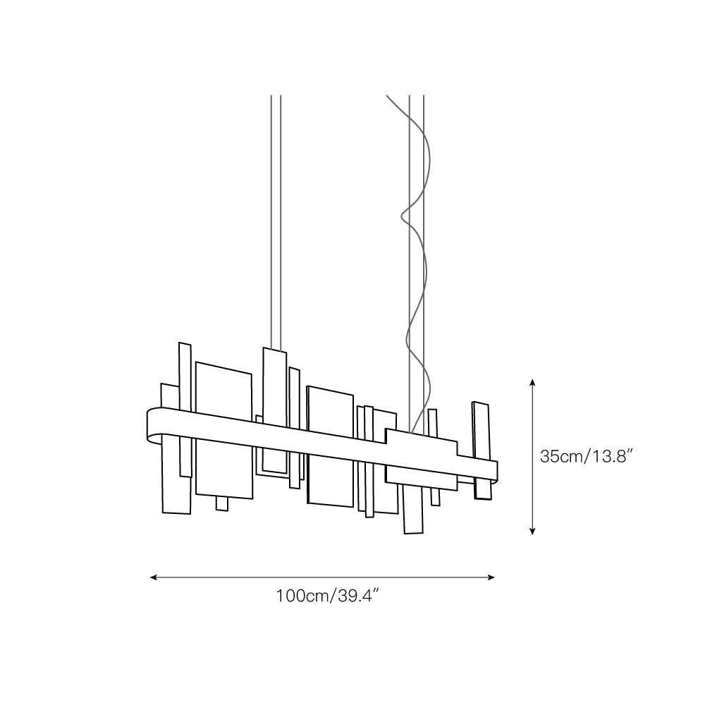 Honice Postmodern Luxus LED Kronleuchter-Letslighting