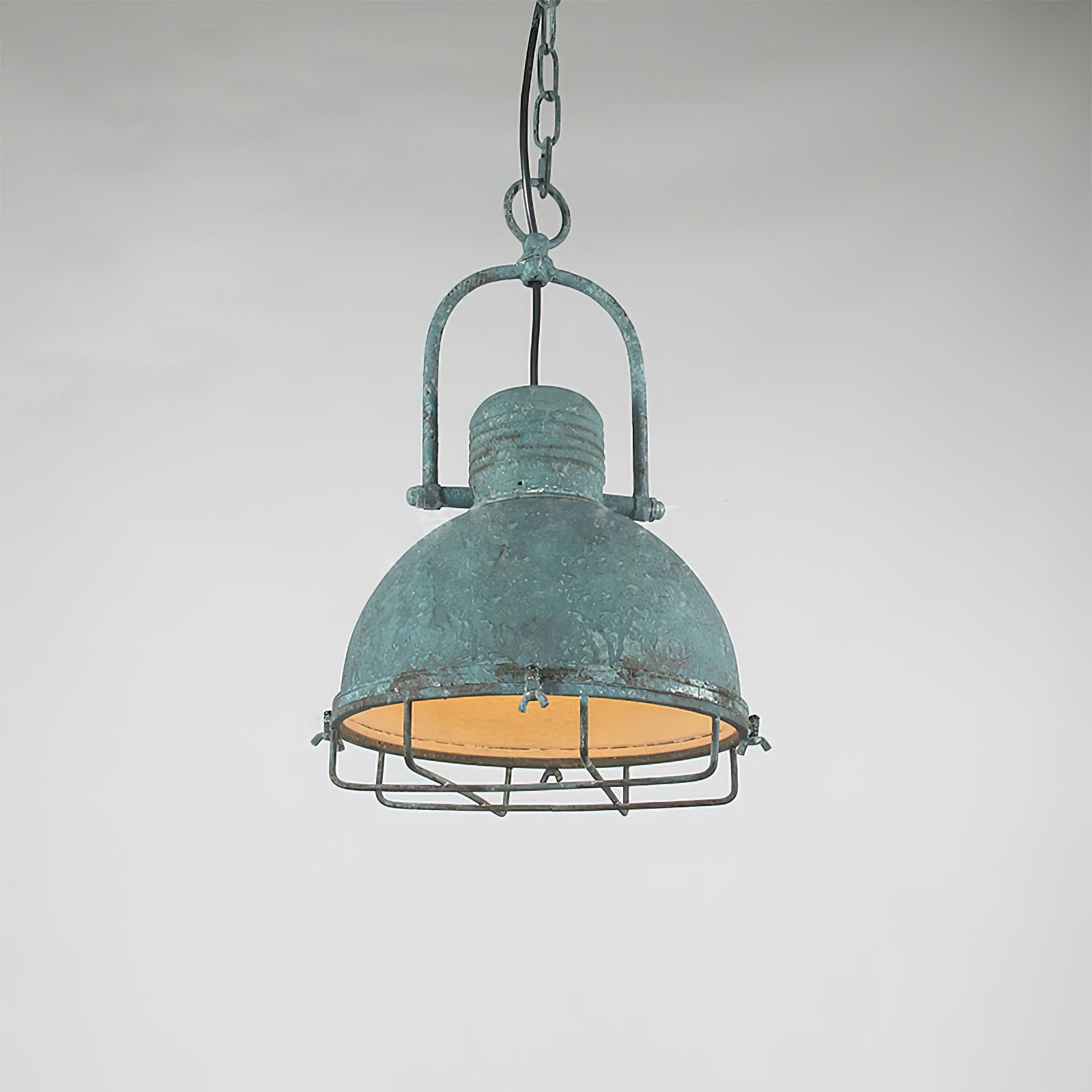 Hopedale Vintage Industrial Antik Grün Pendelleuchte-Letslighting