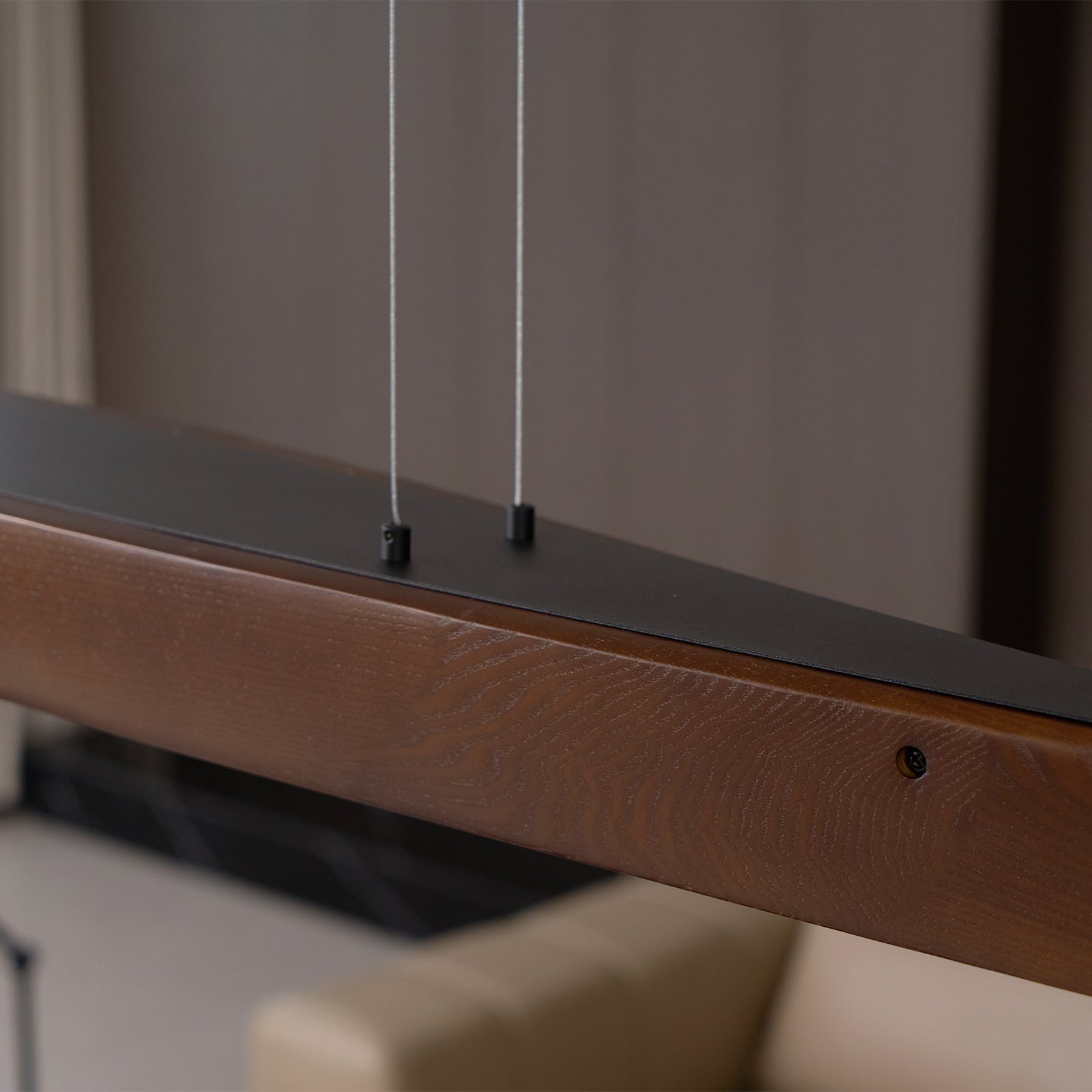 Horizon Linear Wood Pendant Lamp - Blowlighting