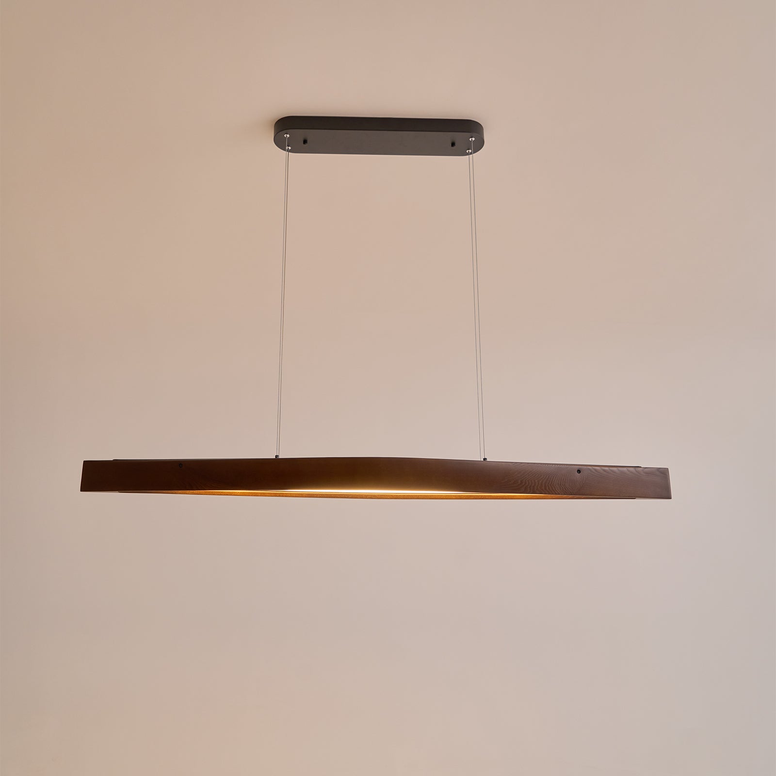 Horizon Linear Wood Pendant Lamp - Blowlighting
