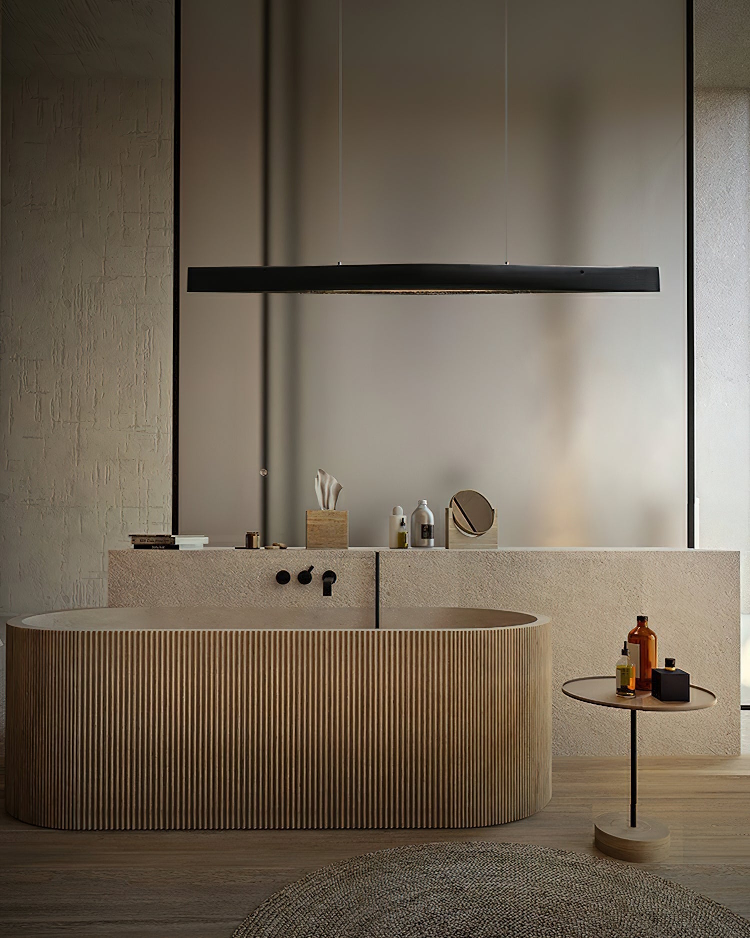 Horizon Linear Wood Pendant Lamp - Blowlighting