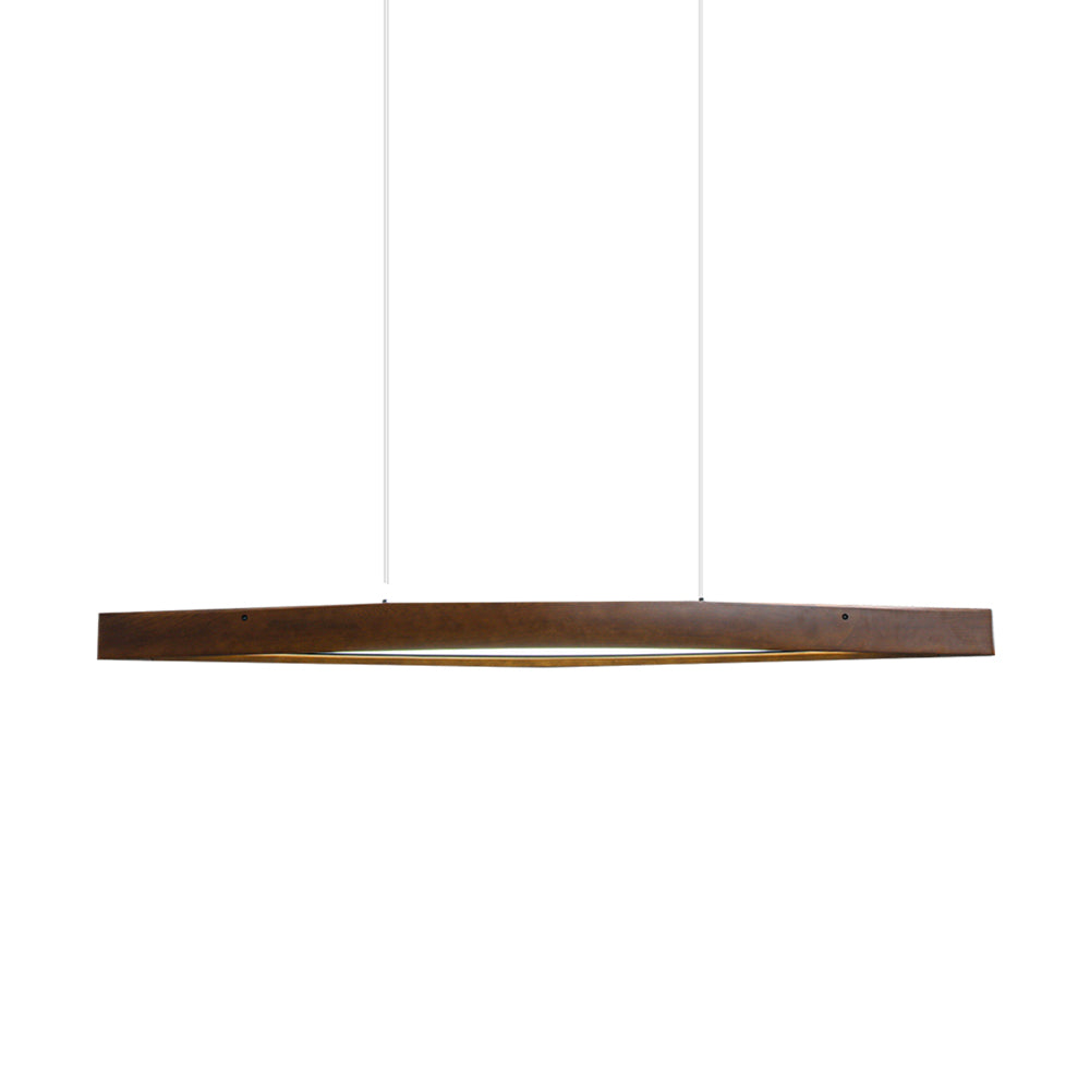 Horizon Linear Wood Pendant Lamp - Blowlighting