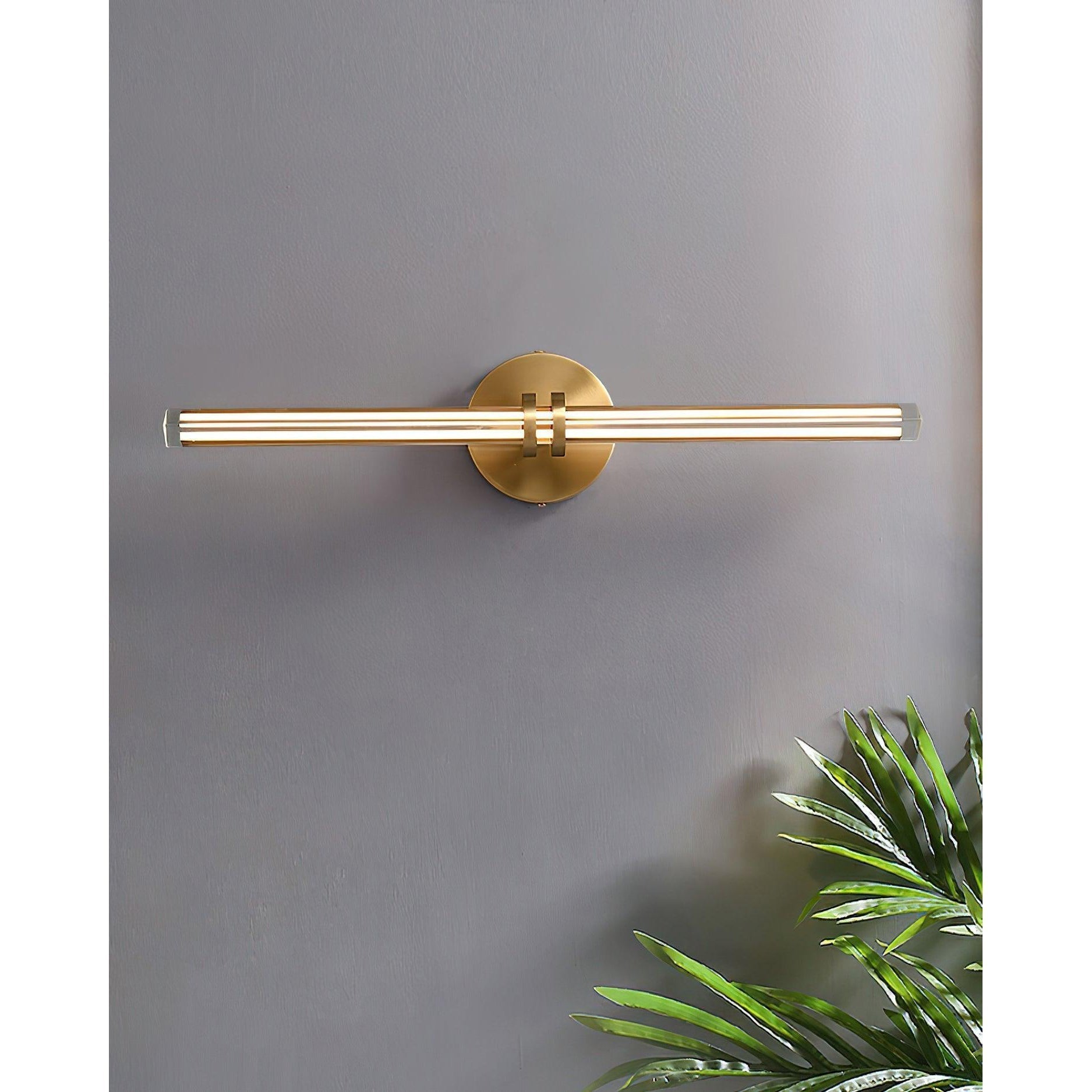 Horizon Messing Glas Wandleuchte-Letslighting