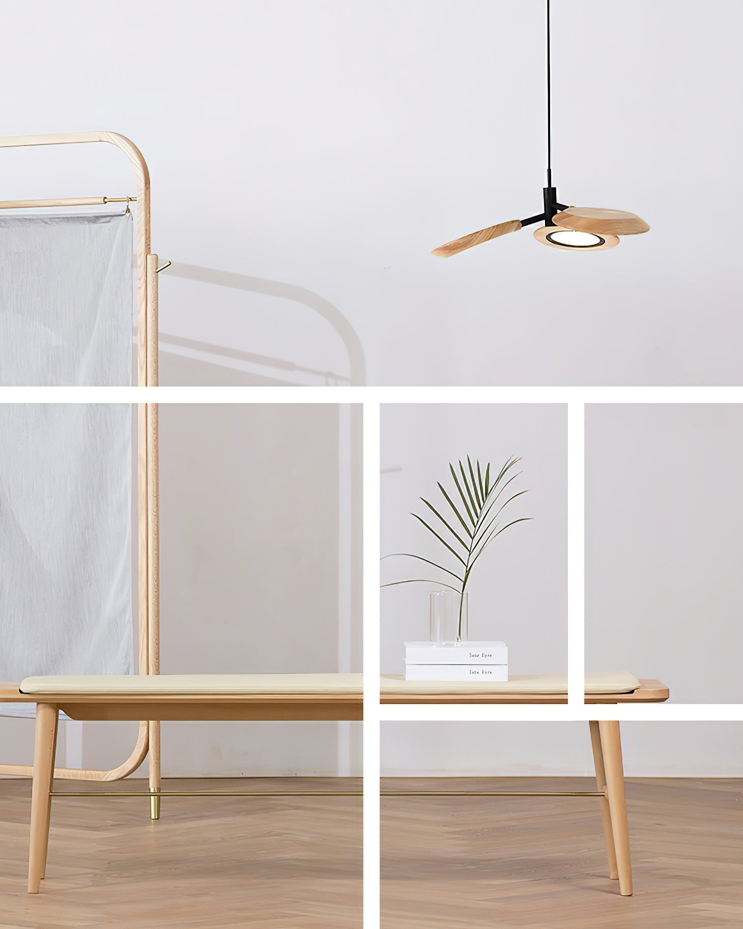 Alnoraris Tiered Wood Pendant Light - Blowlighting