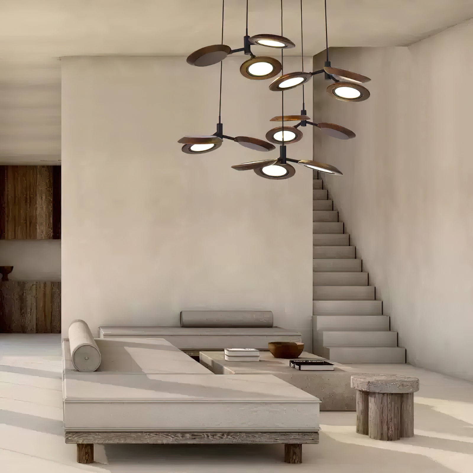 Alnoraris Tiered Wood Pendant Light - Blowlighting