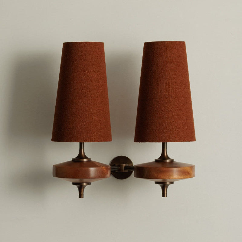 Nydorisra Antike Vintage Wandleuchte aus Messing-Letslighting